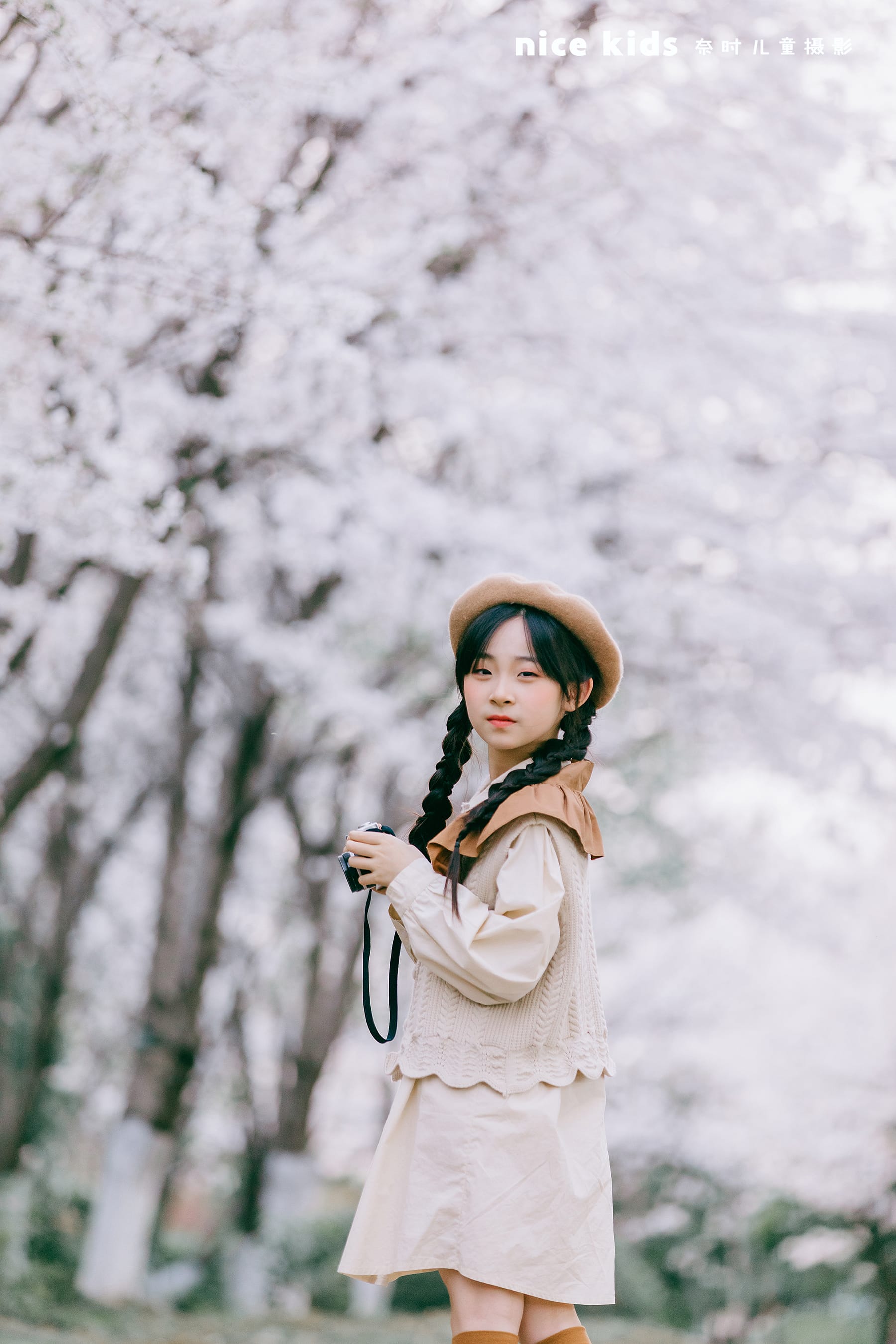 樱花女孩 苏州奈时儿童摄影