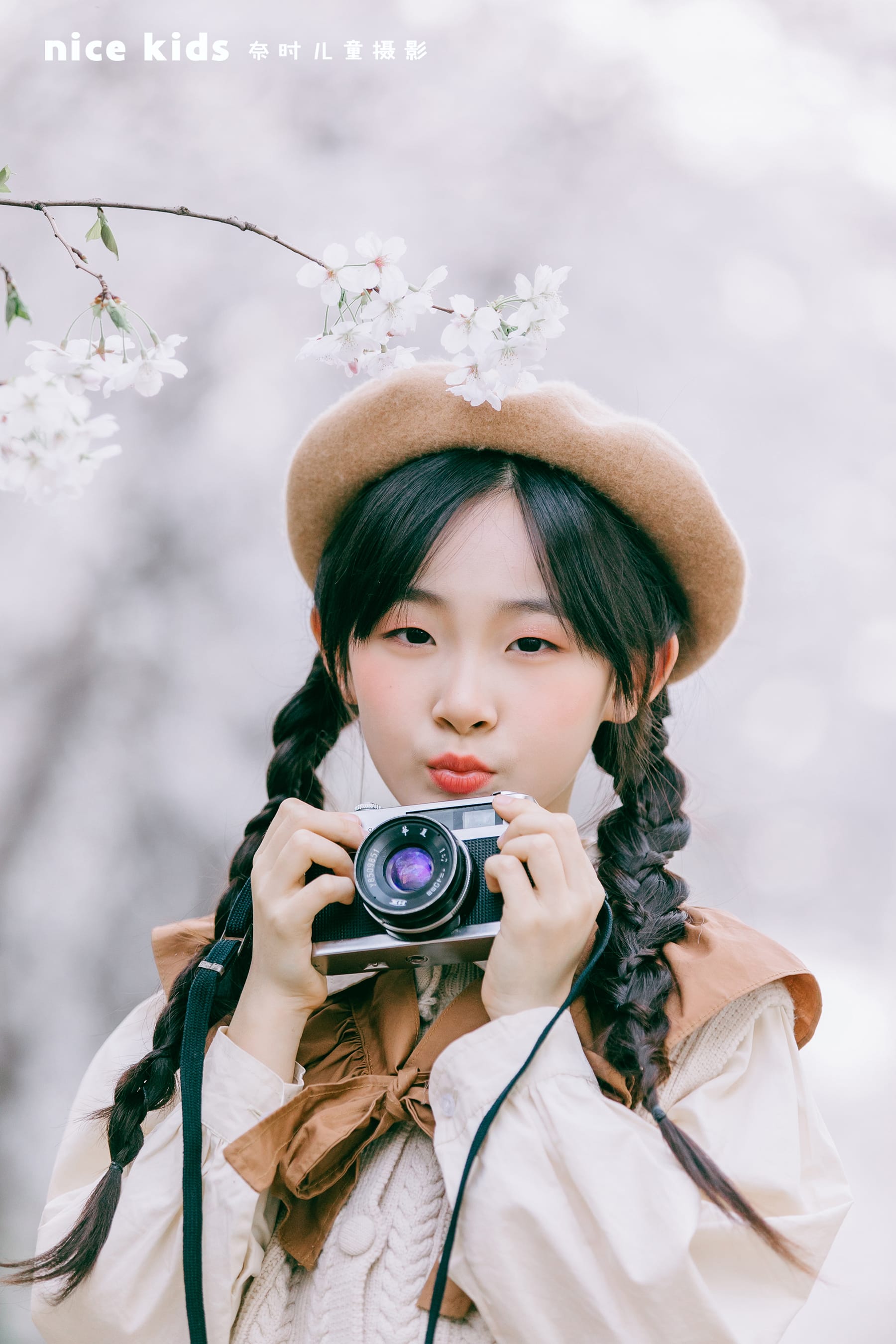 樱花女孩 苏州奈时儿童摄影