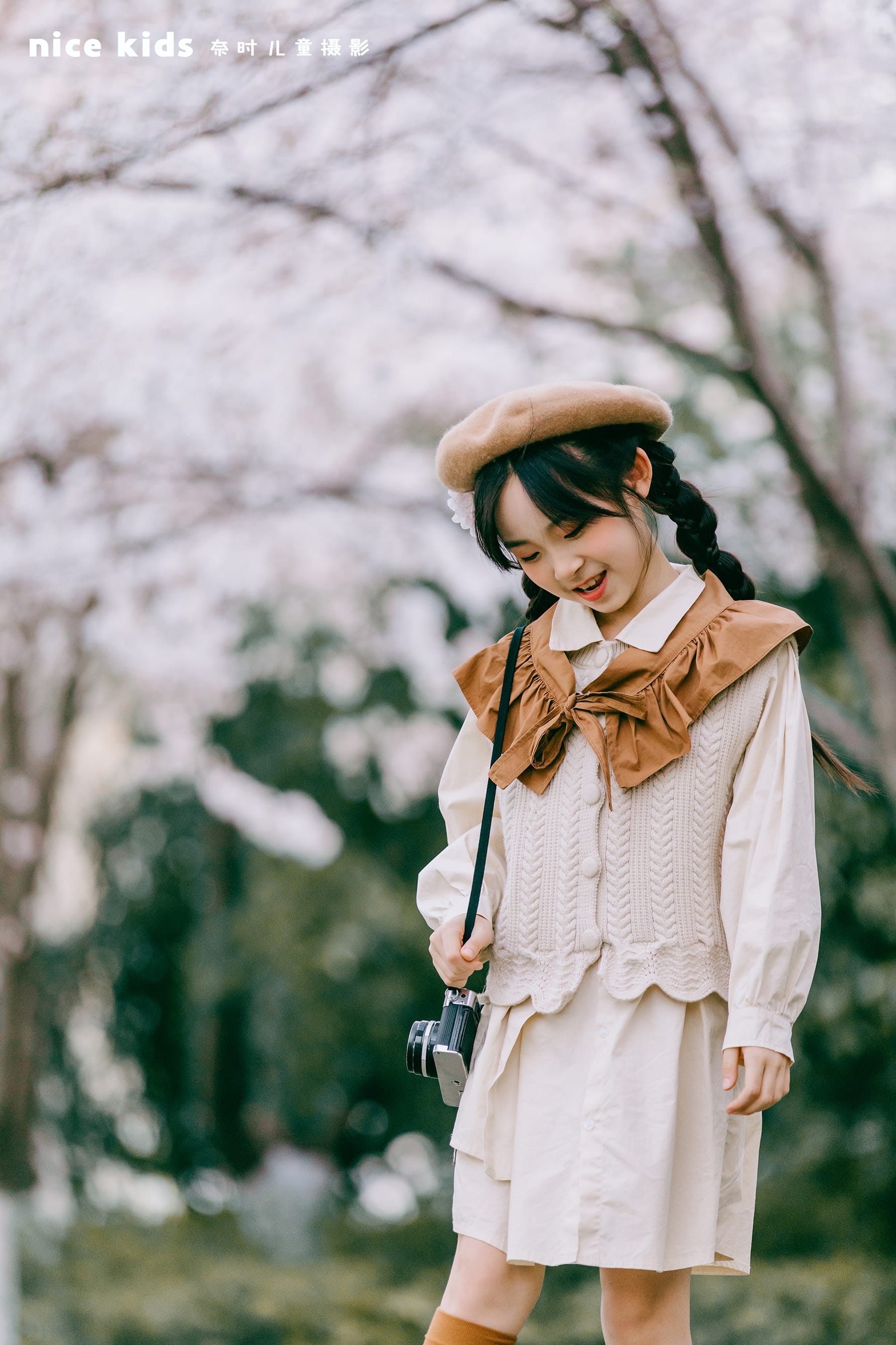 樱花女孩 苏州奈时儿童摄影