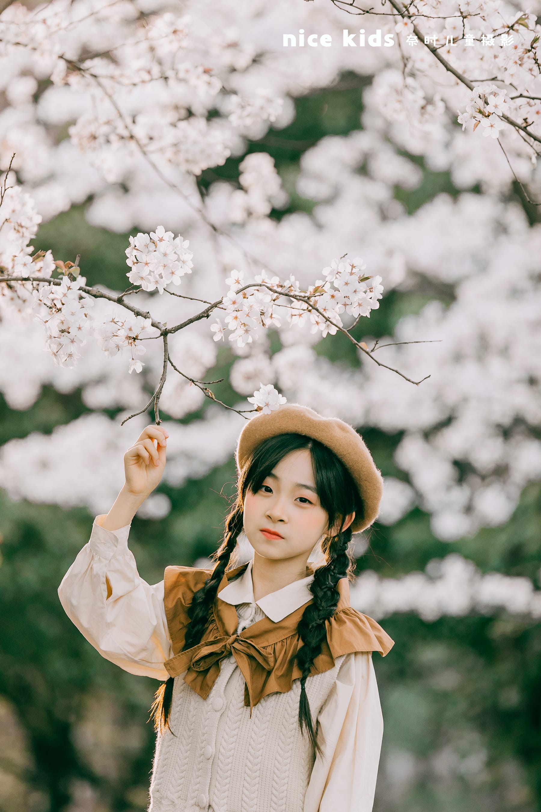 樱花女孩 苏州奈时儿童摄影