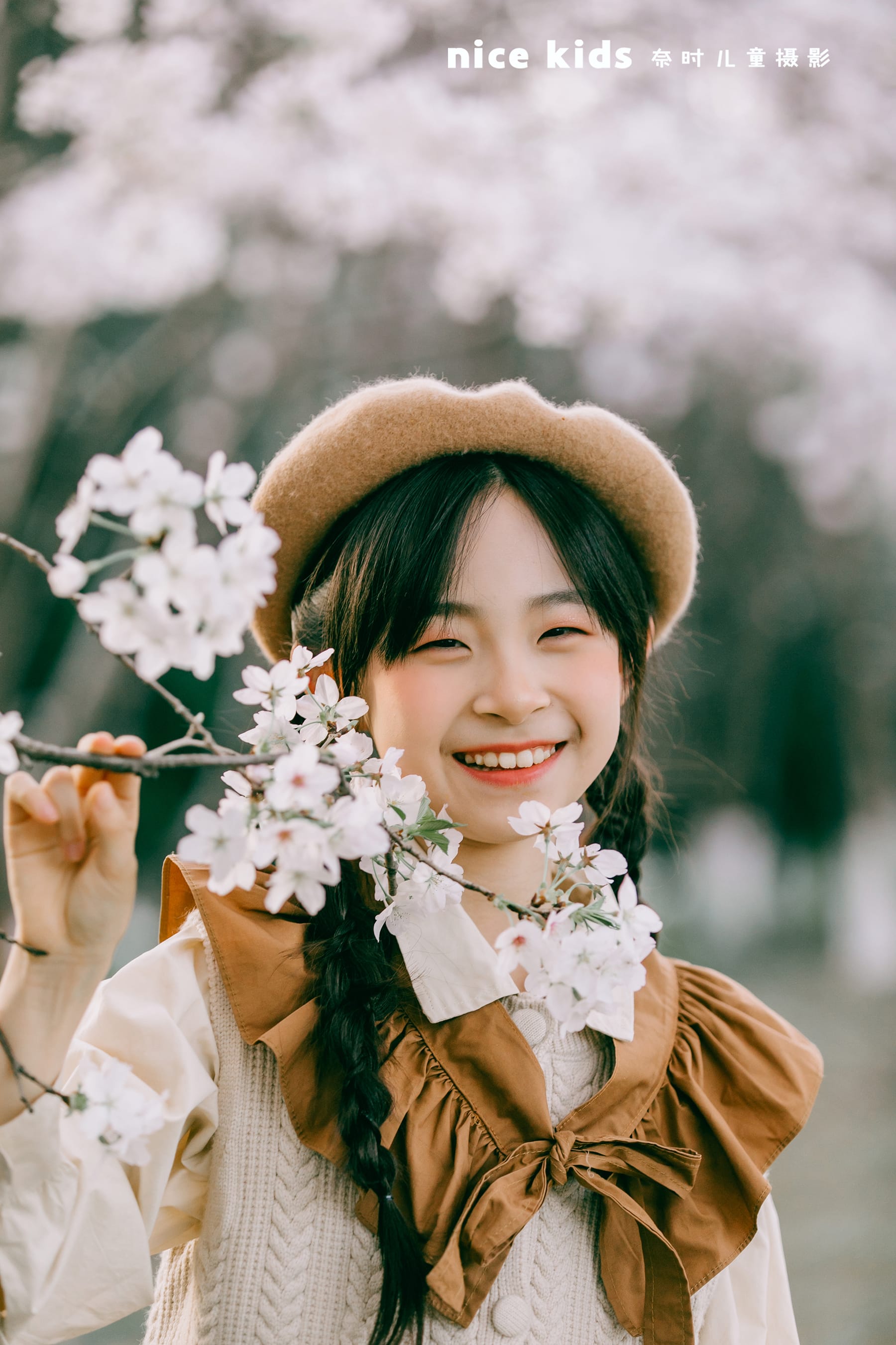 樱花女孩 苏州奈时儿童摄影