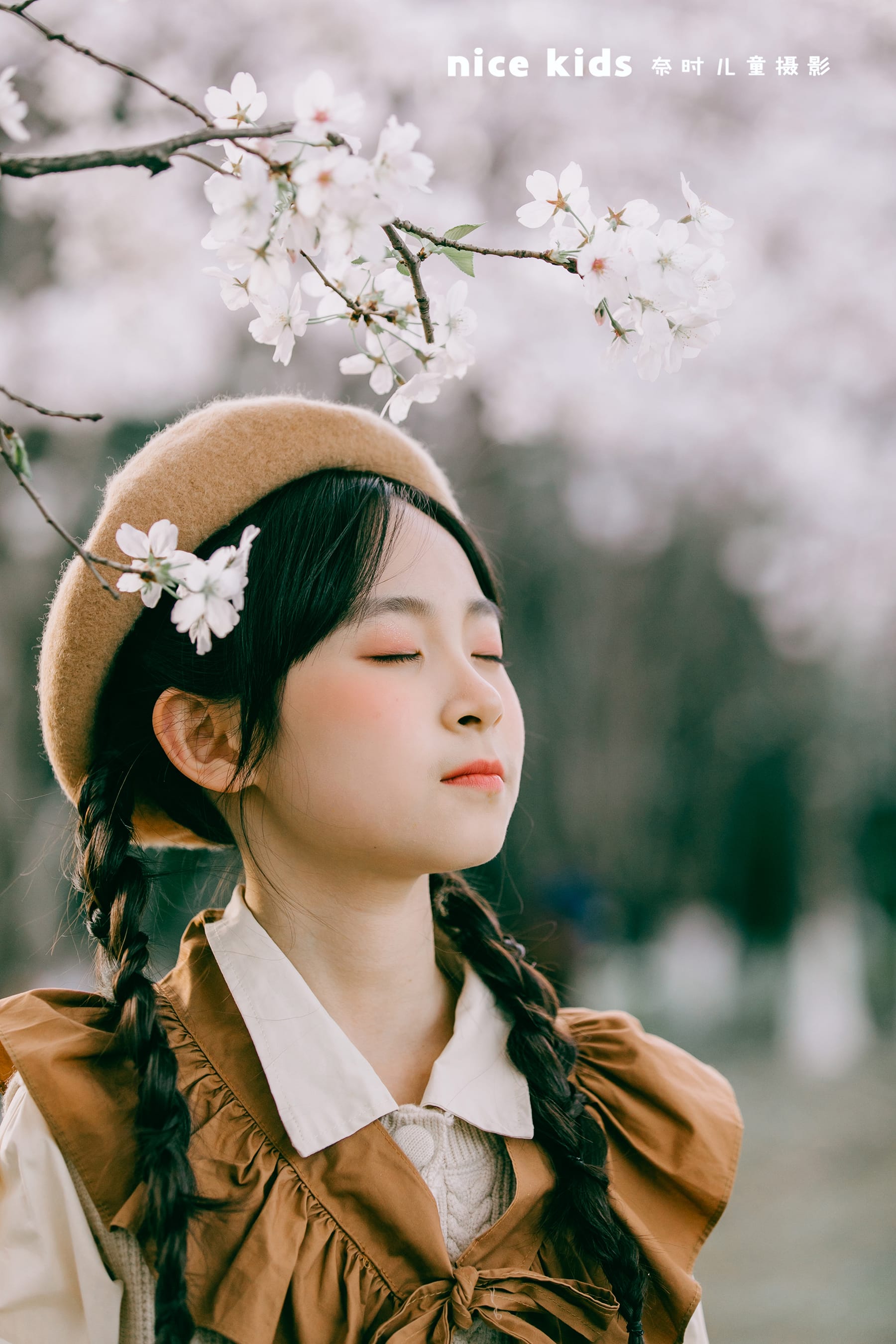 樱花女孩 苏州奈时儿童摄影