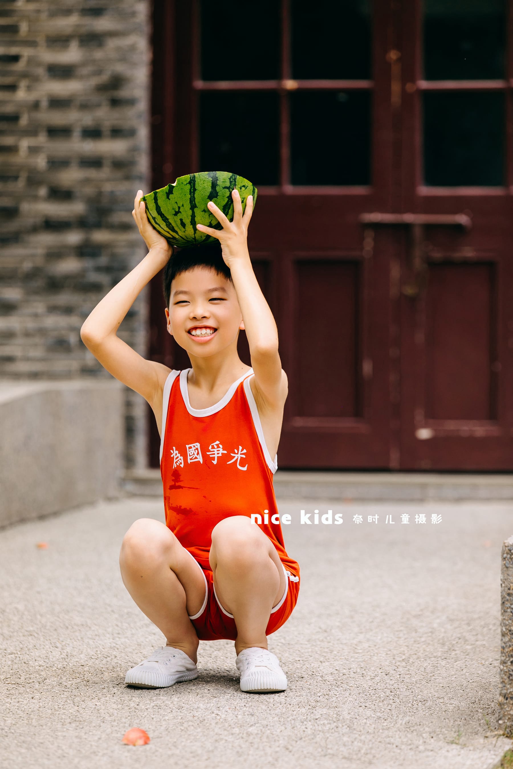 夏日复古西瓜 苏州奈时儿童摄影
