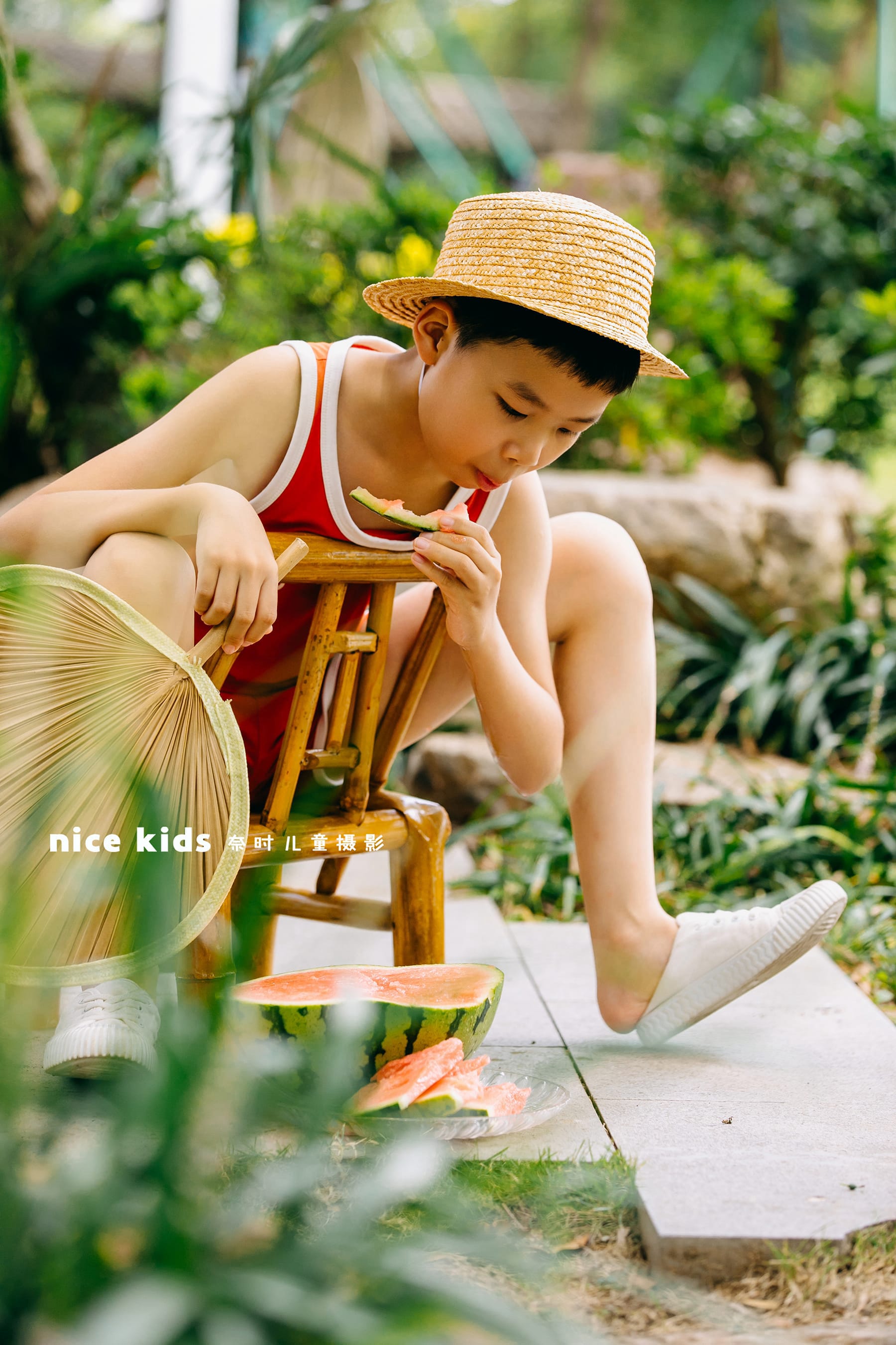 夏日复古西瓜 苏州奈时儿童摄影