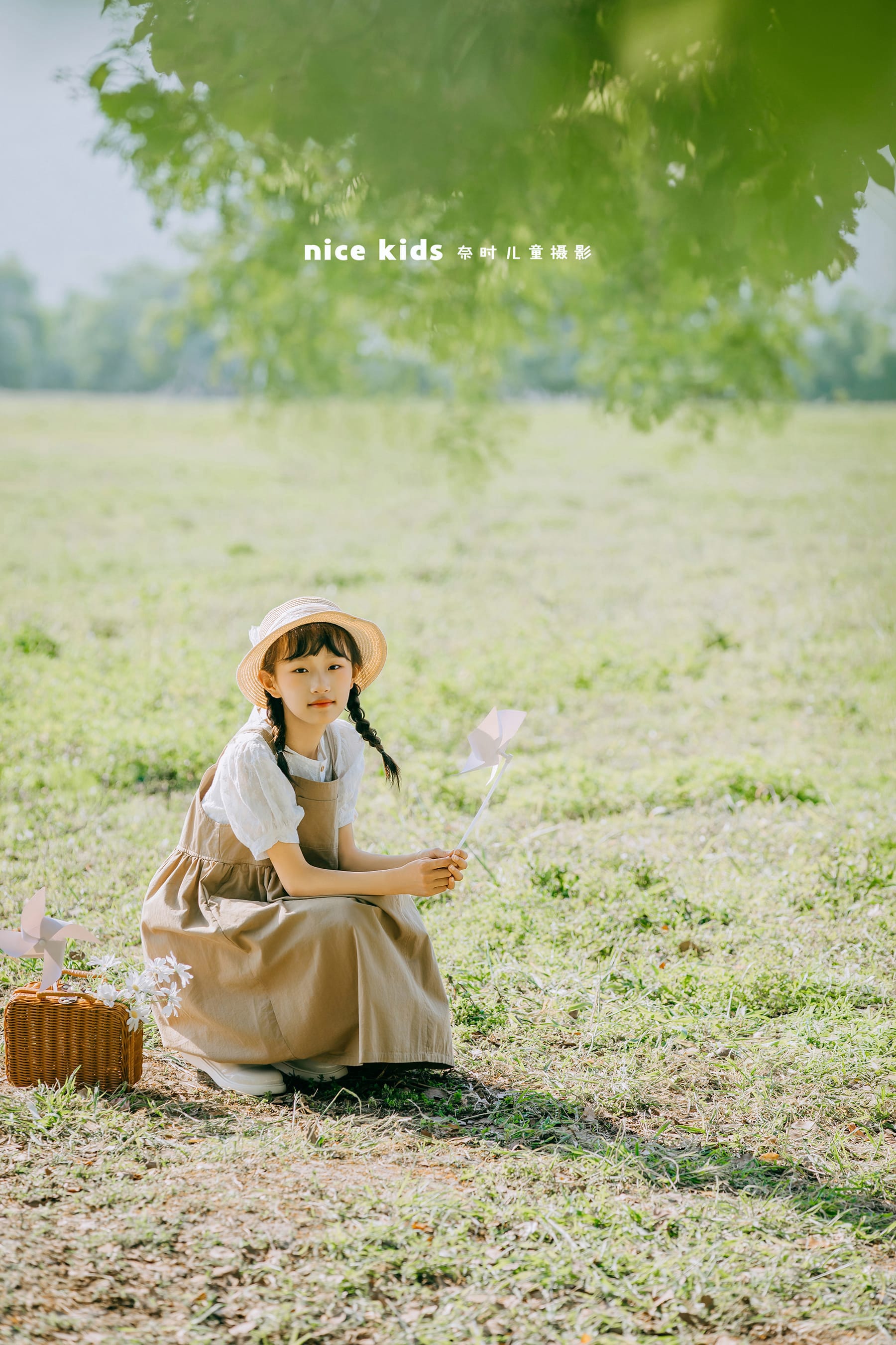 夏日简约小清新户外 苏州奈时儿童摄影