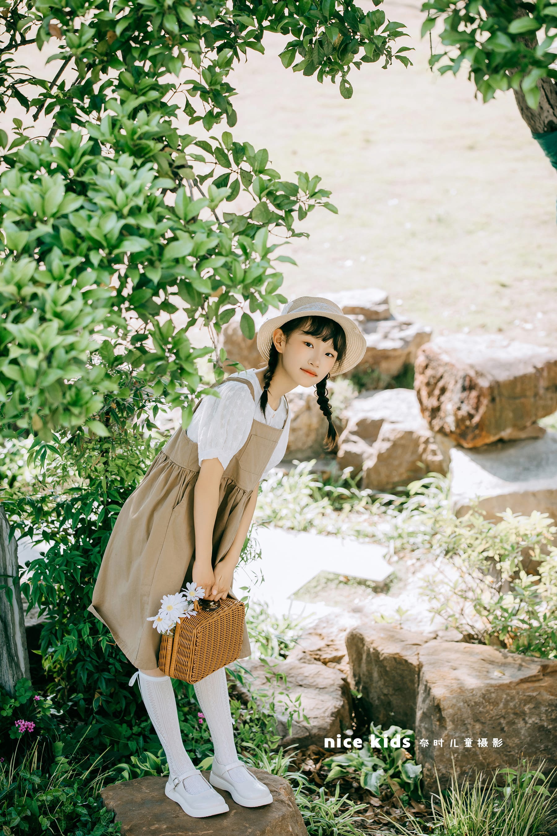 夏日简约小清新户外 苏州奈时儿童摄影