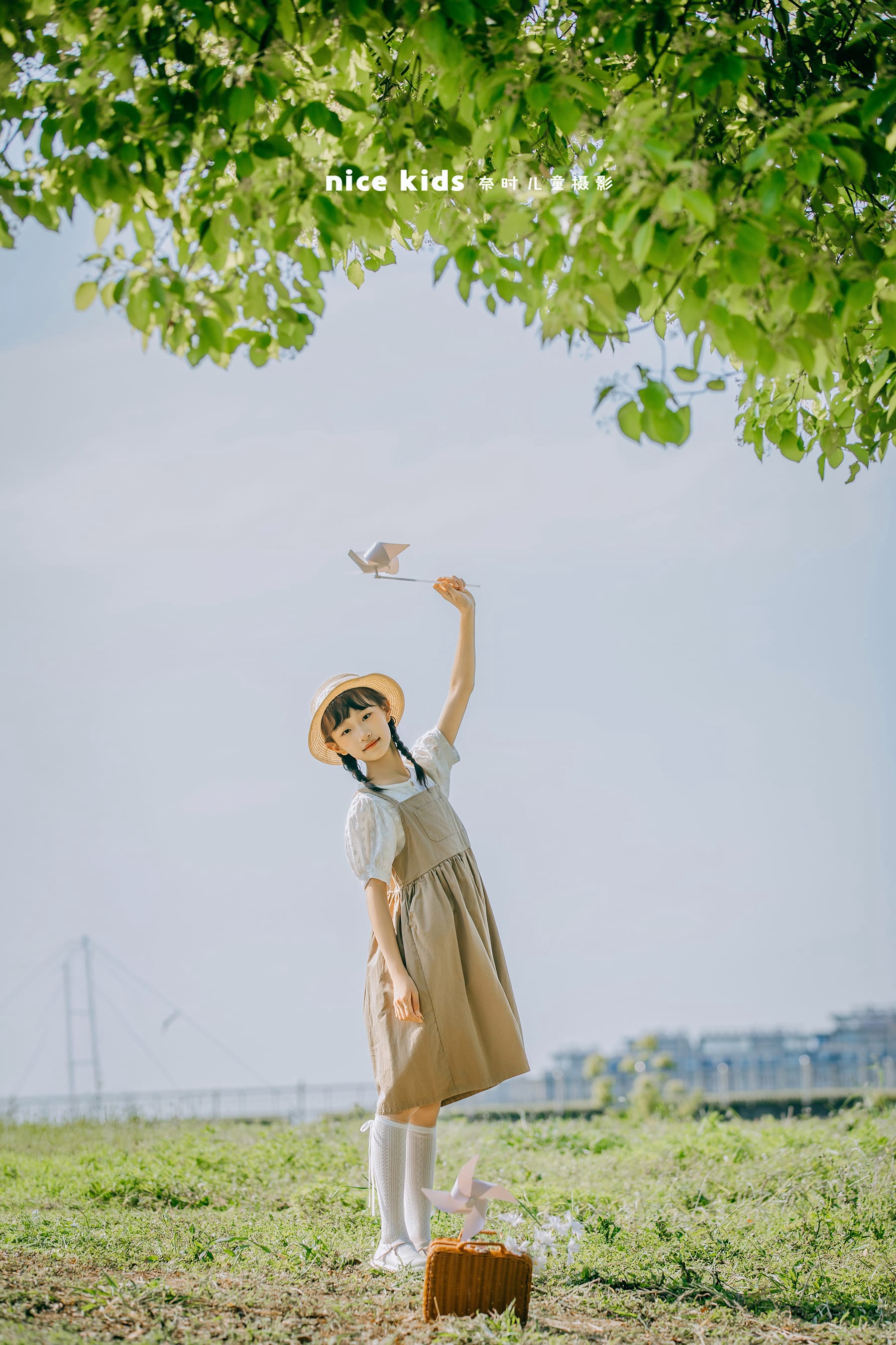 夏日简约小清新户外 苏州奈时儿童摄影