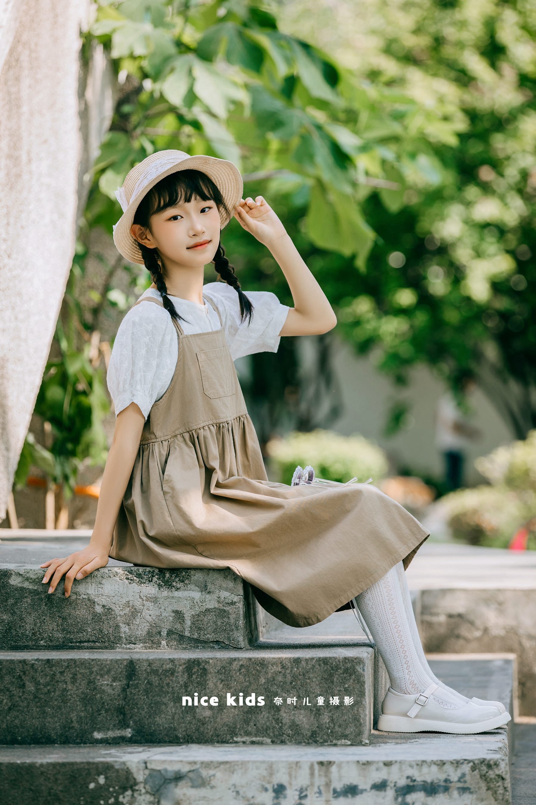 夏日简约小清新户外 苏州奈时儿童摄影