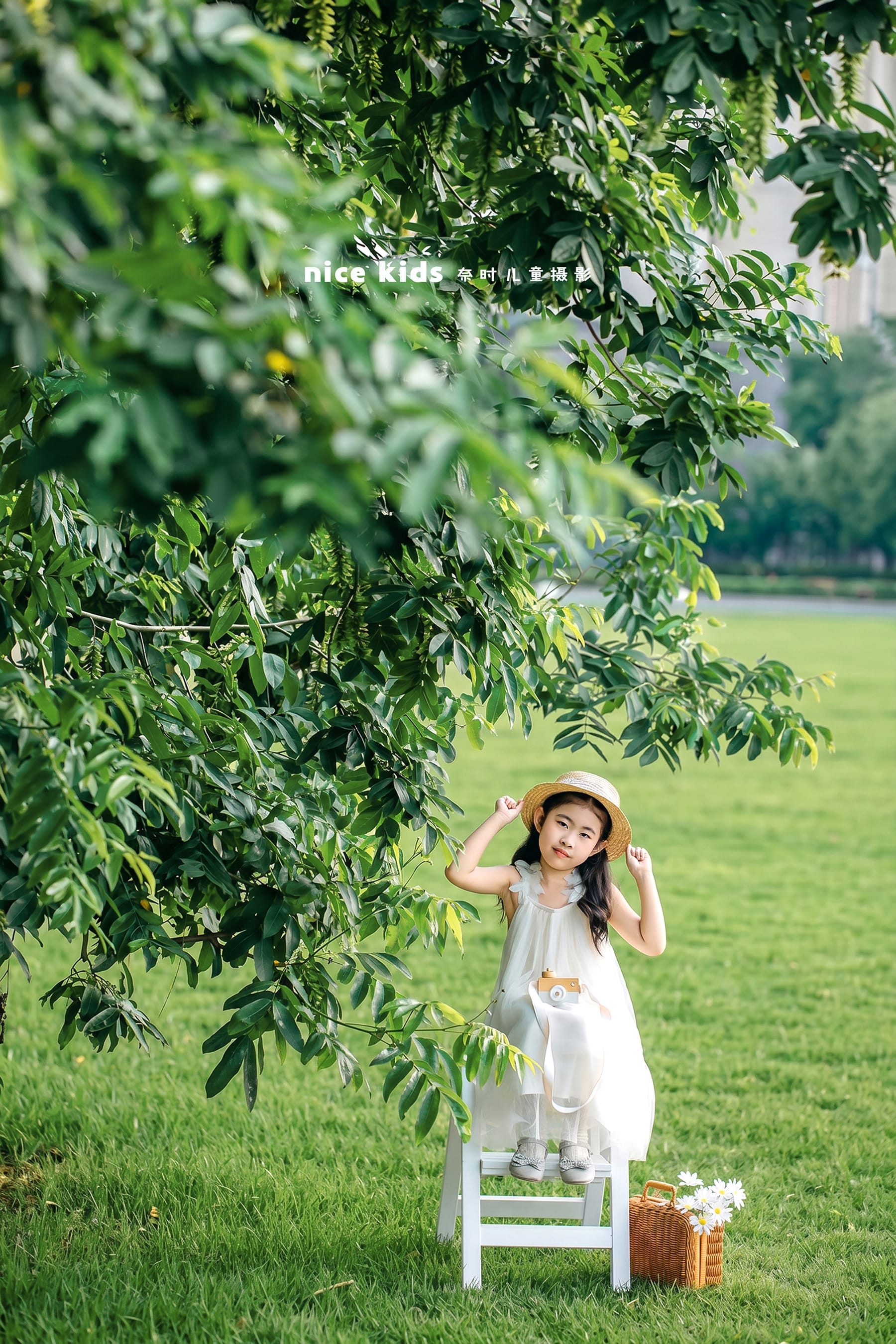 夏日-小白裙 苏州奈时儿童摄影