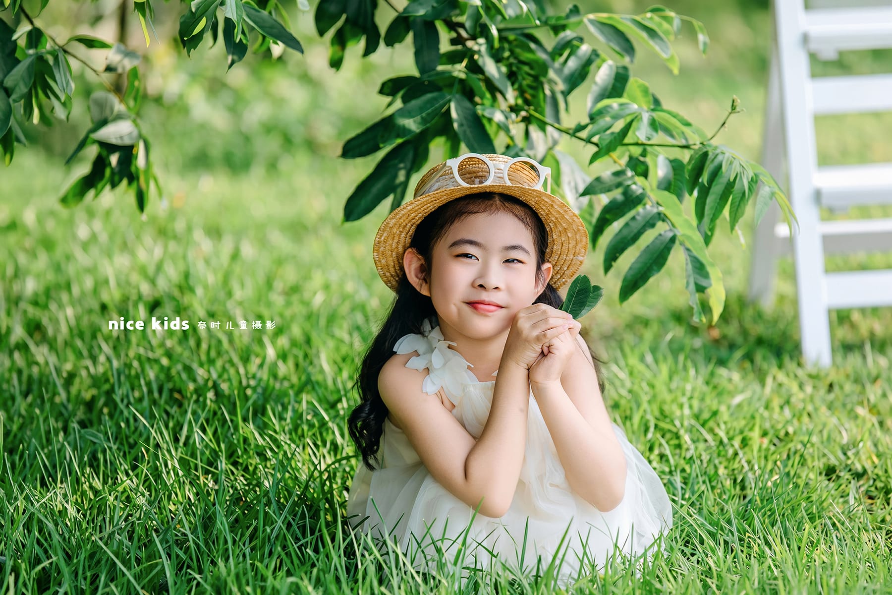 夏日-小白裙 苏州奈时儿童摄影