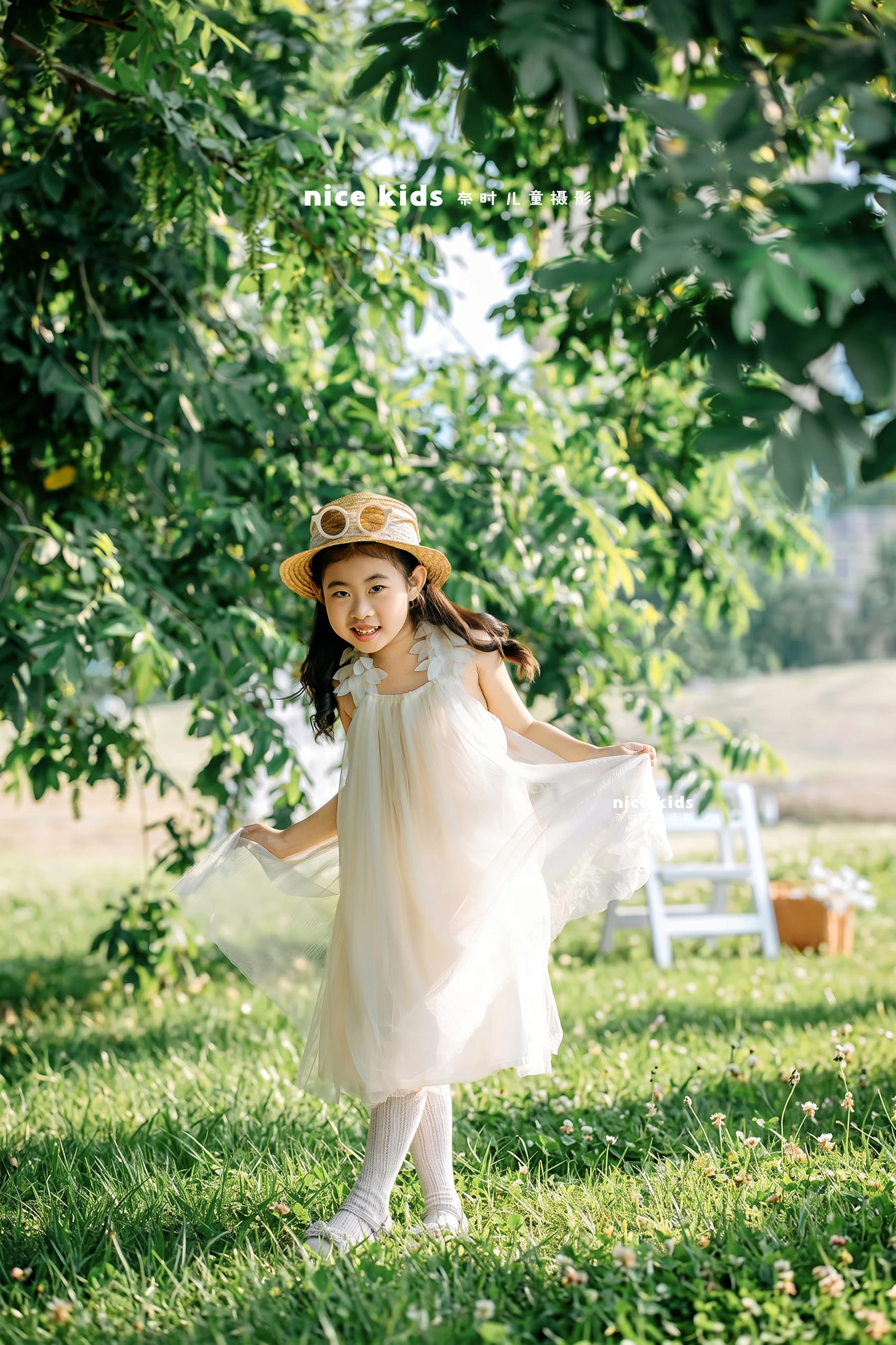 夏日-小白裙 苏州奈时儿童摄影
