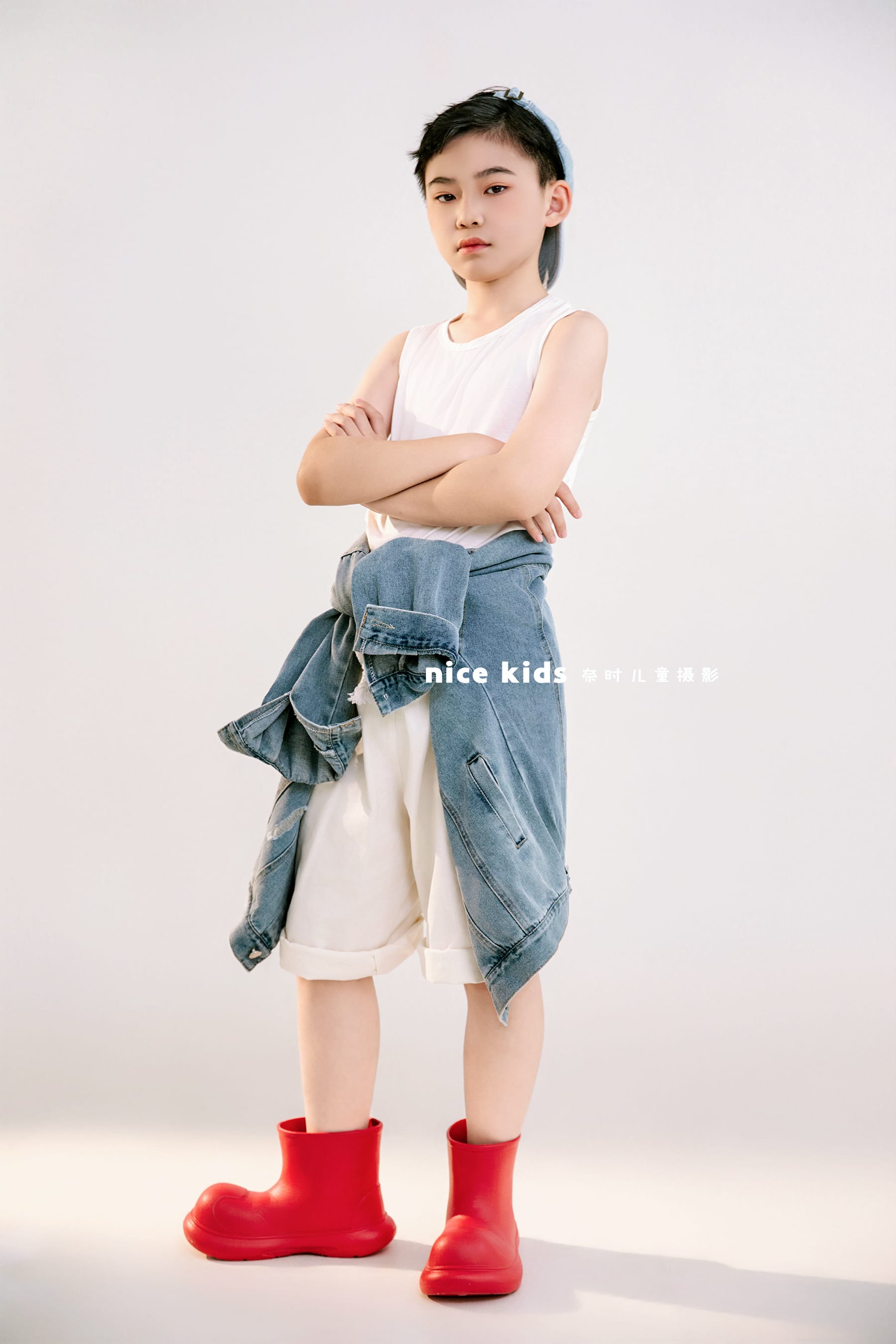 玫瑰花男孩 苏州奈时儿童摄影