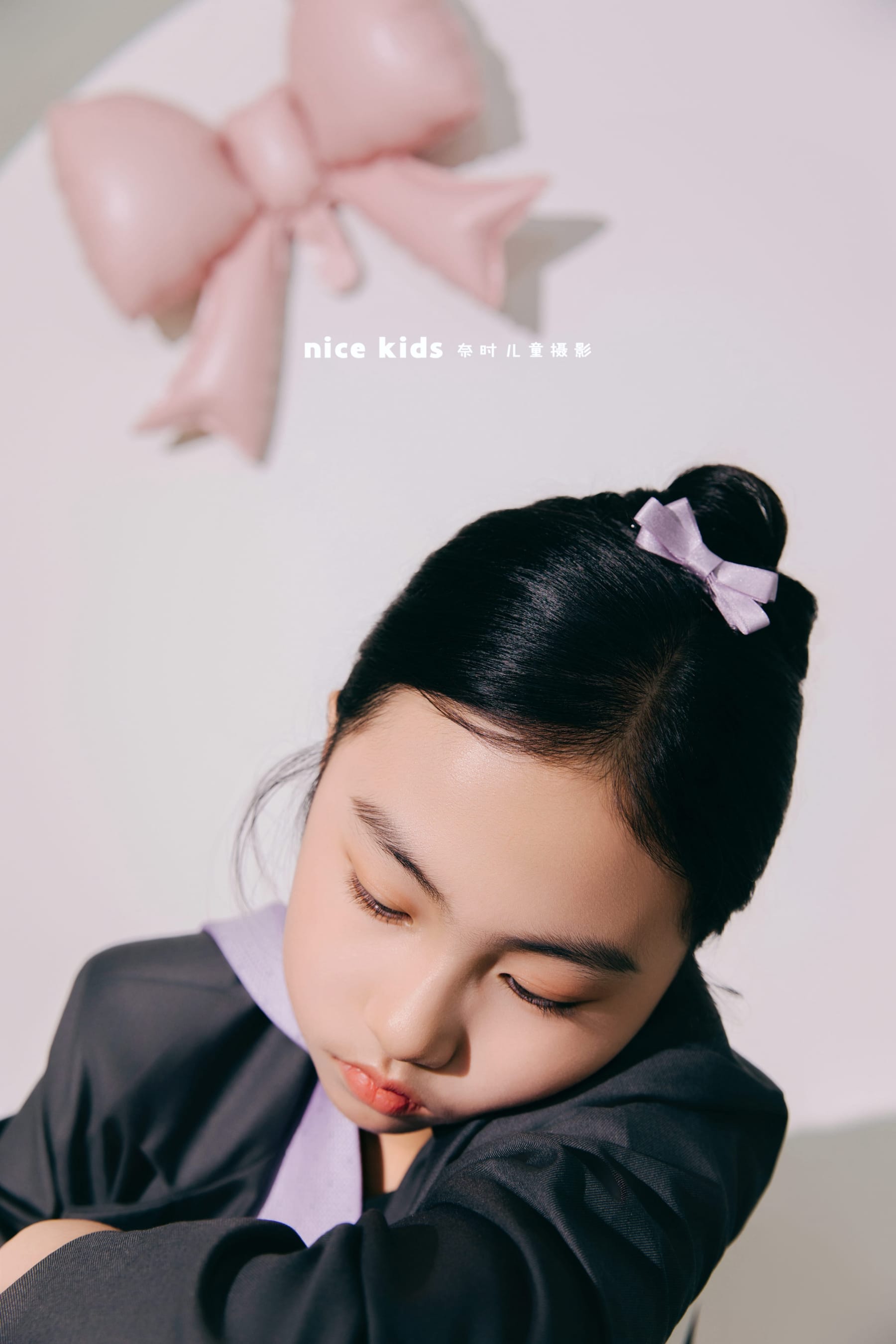 紫色梦幻西装 苏州奈时儿童摄影