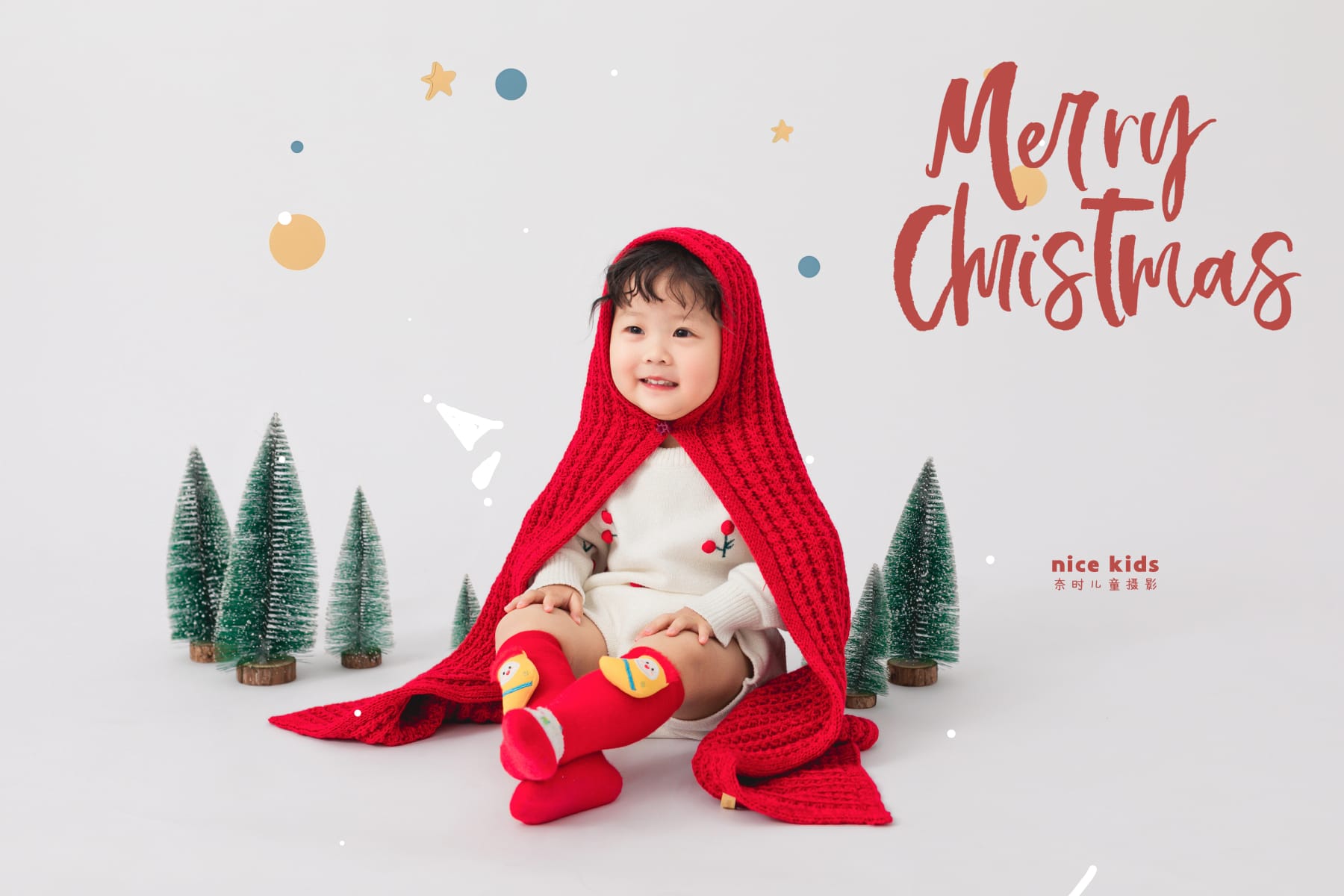 圣诞小清新 苏州NICEKIDS奈时儿童摄影