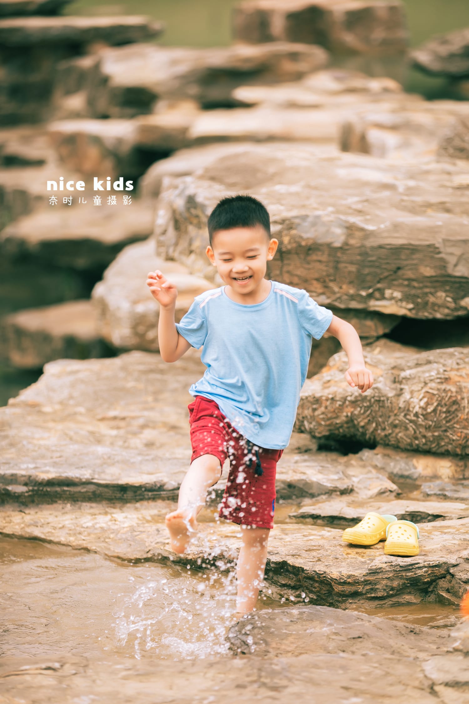 夏日玩水 苏州NICEKIDS奈时儿童摄影
