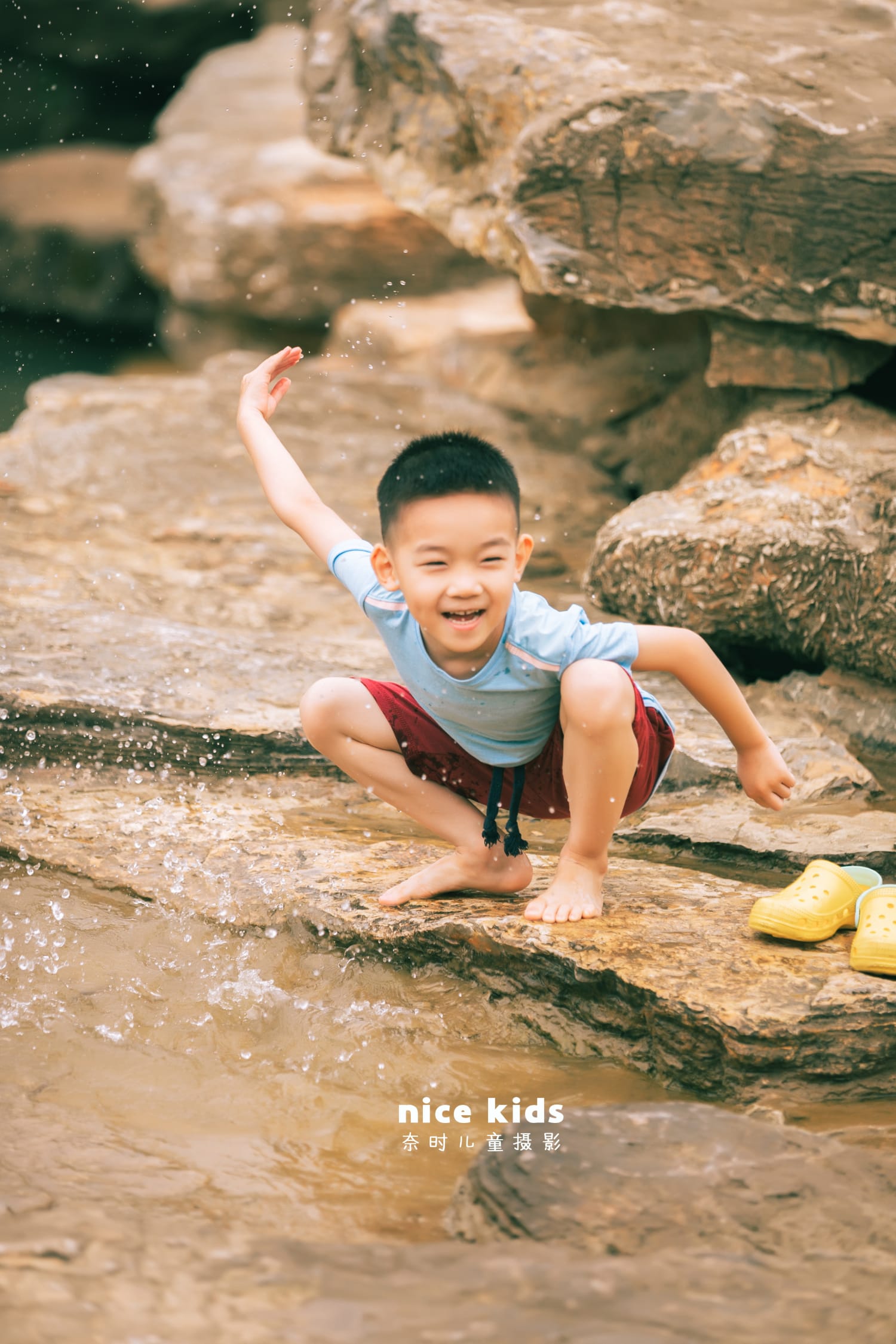 夏日玩水 苏州NICEKIDS奈时儿童摄影