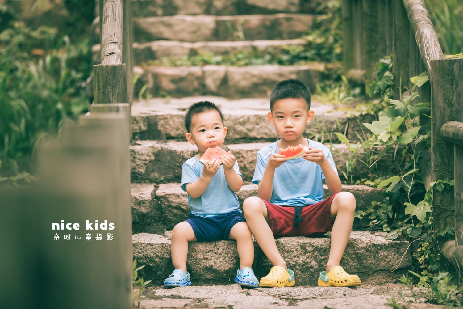 炎夏来片甜甜的西瓜吧 苏州NICEKIDS奈时儿童摄影