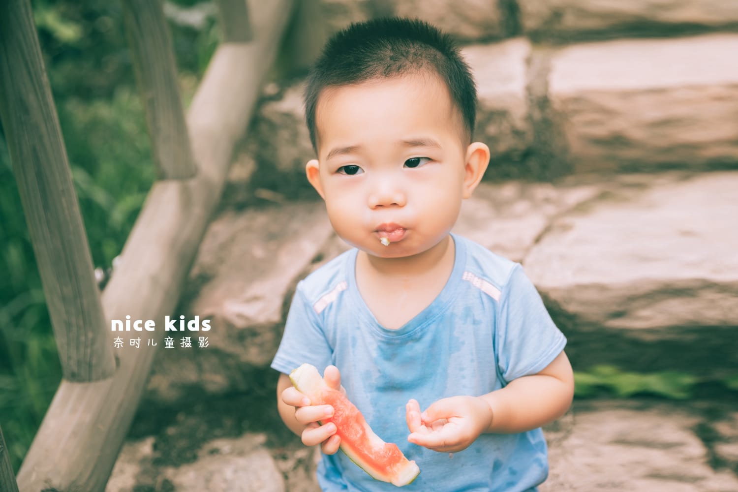 炎夏来片甜甜的西瓜吧 苏州NICEKIDS奈时儿童摄影