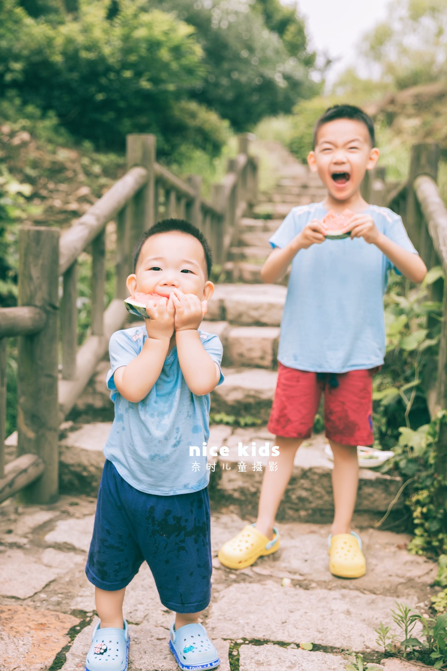 炎夏来片甜甜的西瓜吧 苏州NICEKIDS奈时儿童摄影