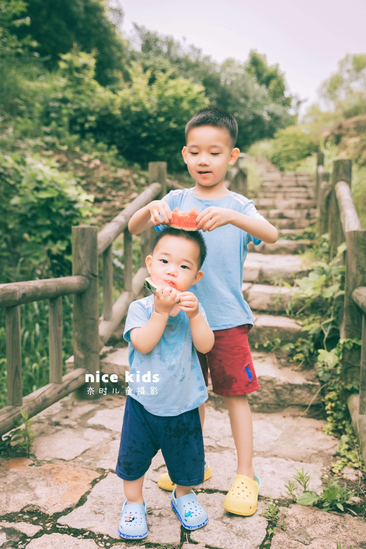 炎夏来片甜甜的西瓜吧 苏州NICEKIDS奈时儿童摄影