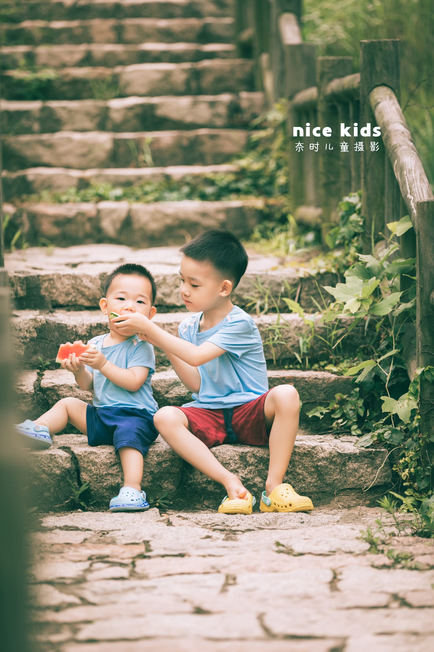 炎夏来片甜甜的西瓜吧 苏州NICEKIDS奈时儿童摄影