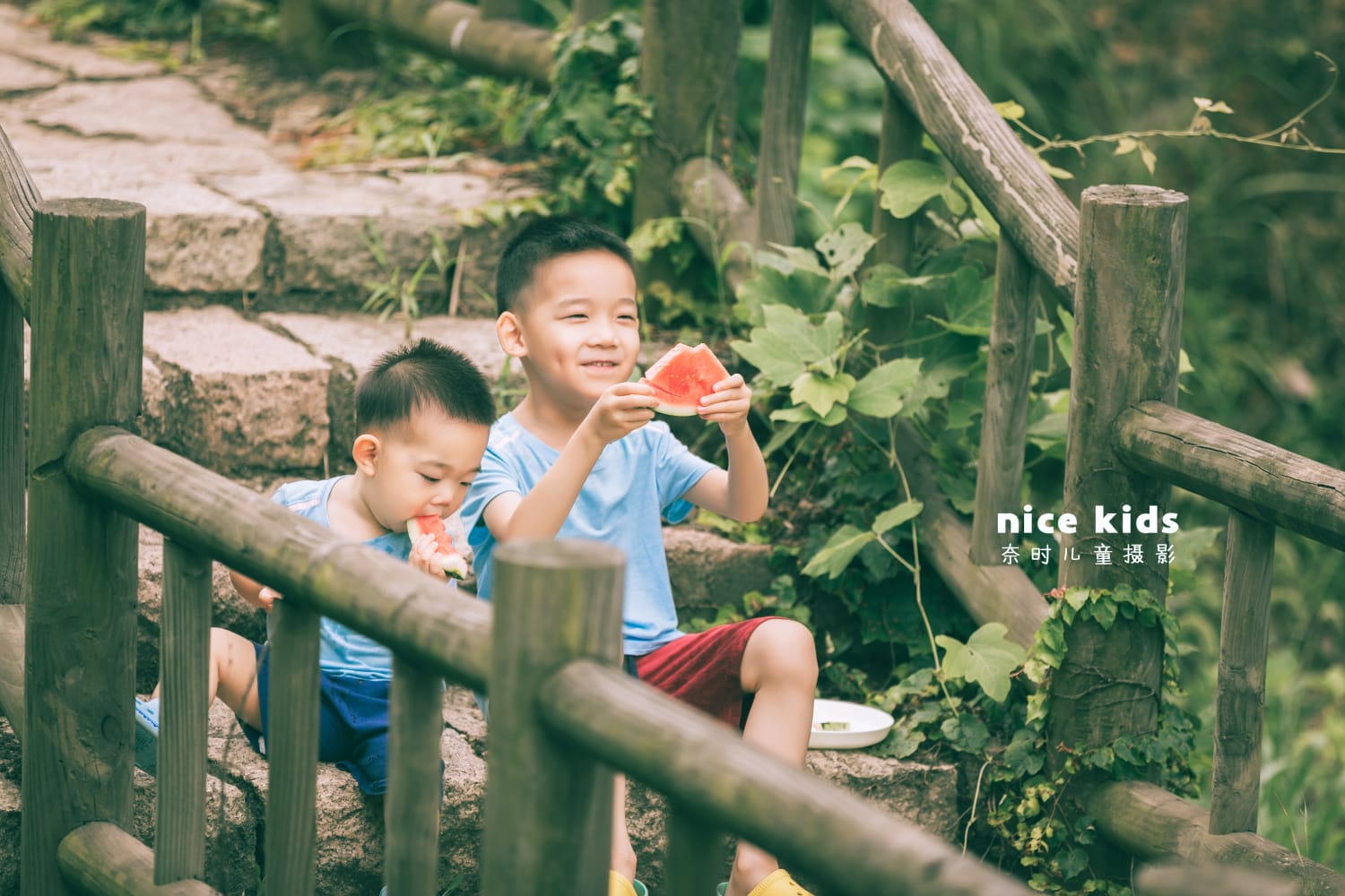 炎夏来片甜甜的西瓜吧 苏州NICEKIDS奈时儿童摄影