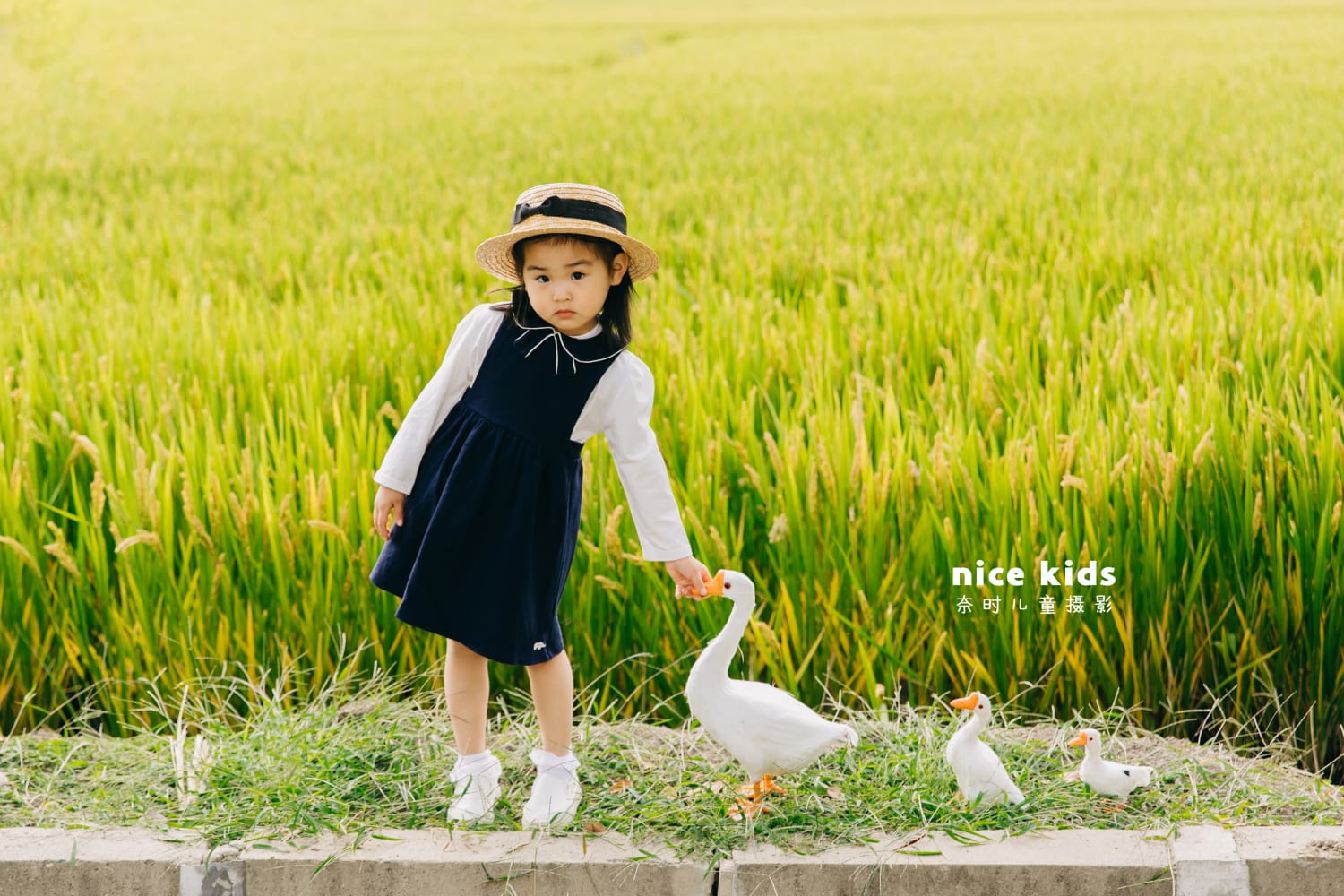 苏州NICE KIDS奈时儿童摄影工作室-稻田田园风
