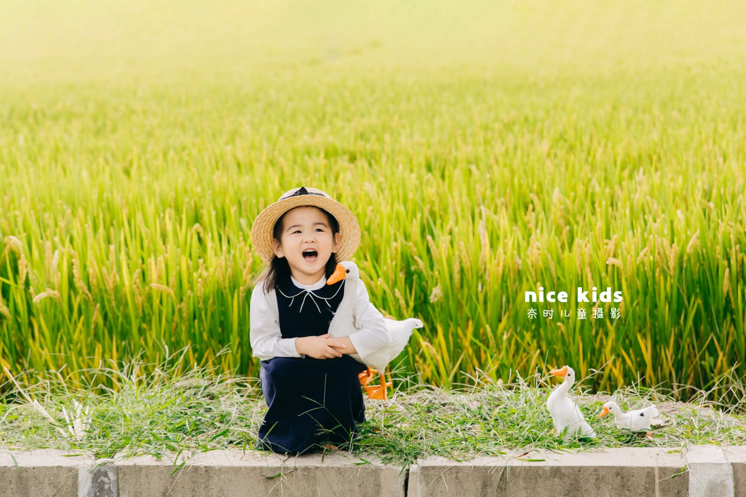 苏州NICE KIDS奈时儿童摄影工作室-稻田田园风