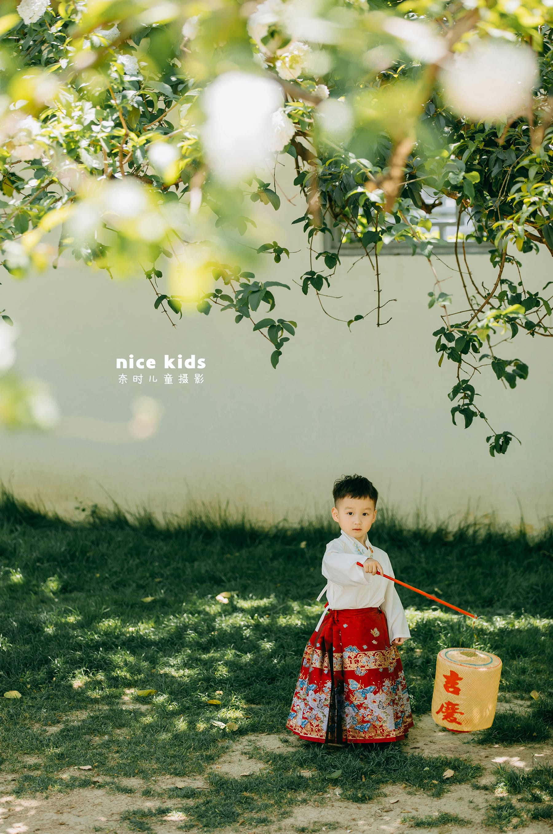 中小童园林外景风格 苏州NICE KIDS奈时儿童摄影