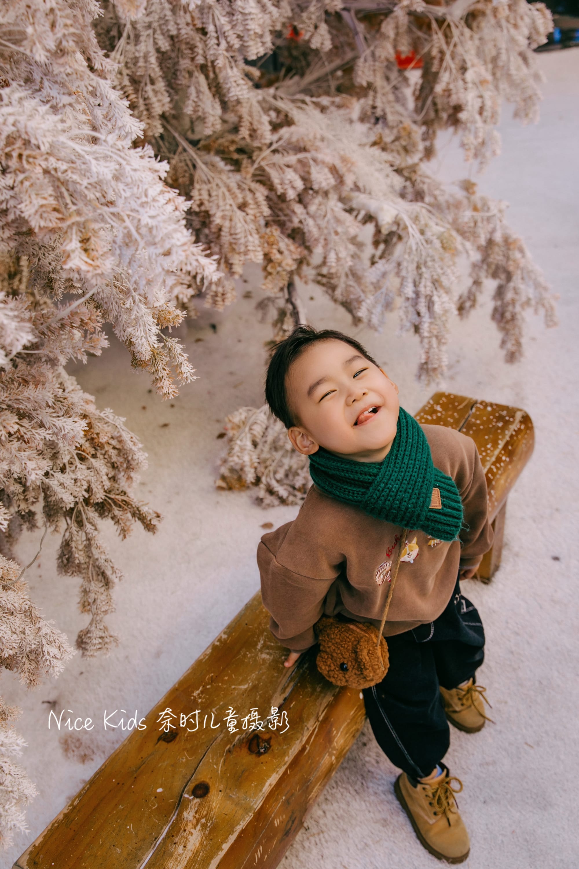 龙湖圣诞雪景外景 苏州奈时儿童摄影