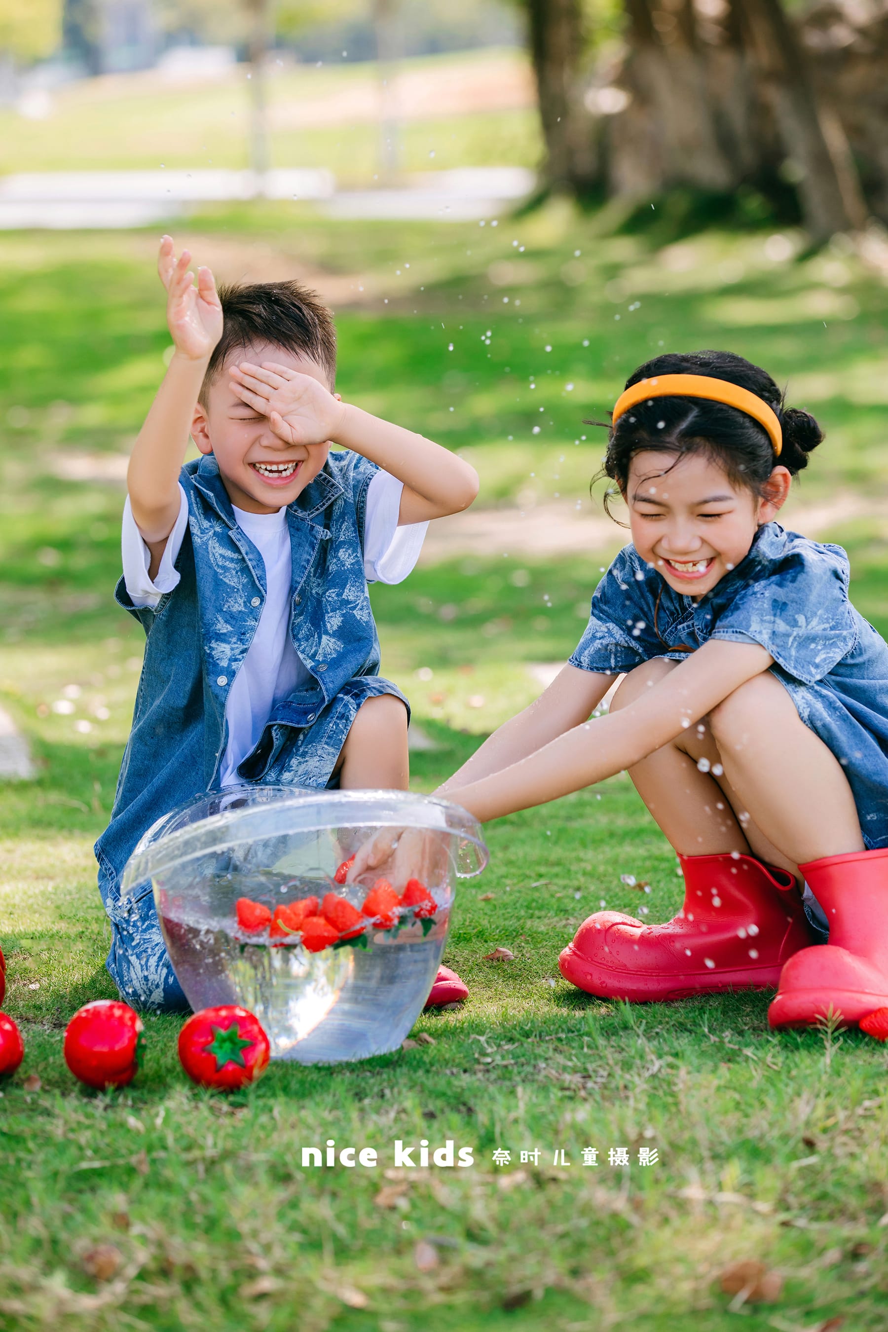 夏日户外玩水纪实-双宝 苏州奈时儿童摄影