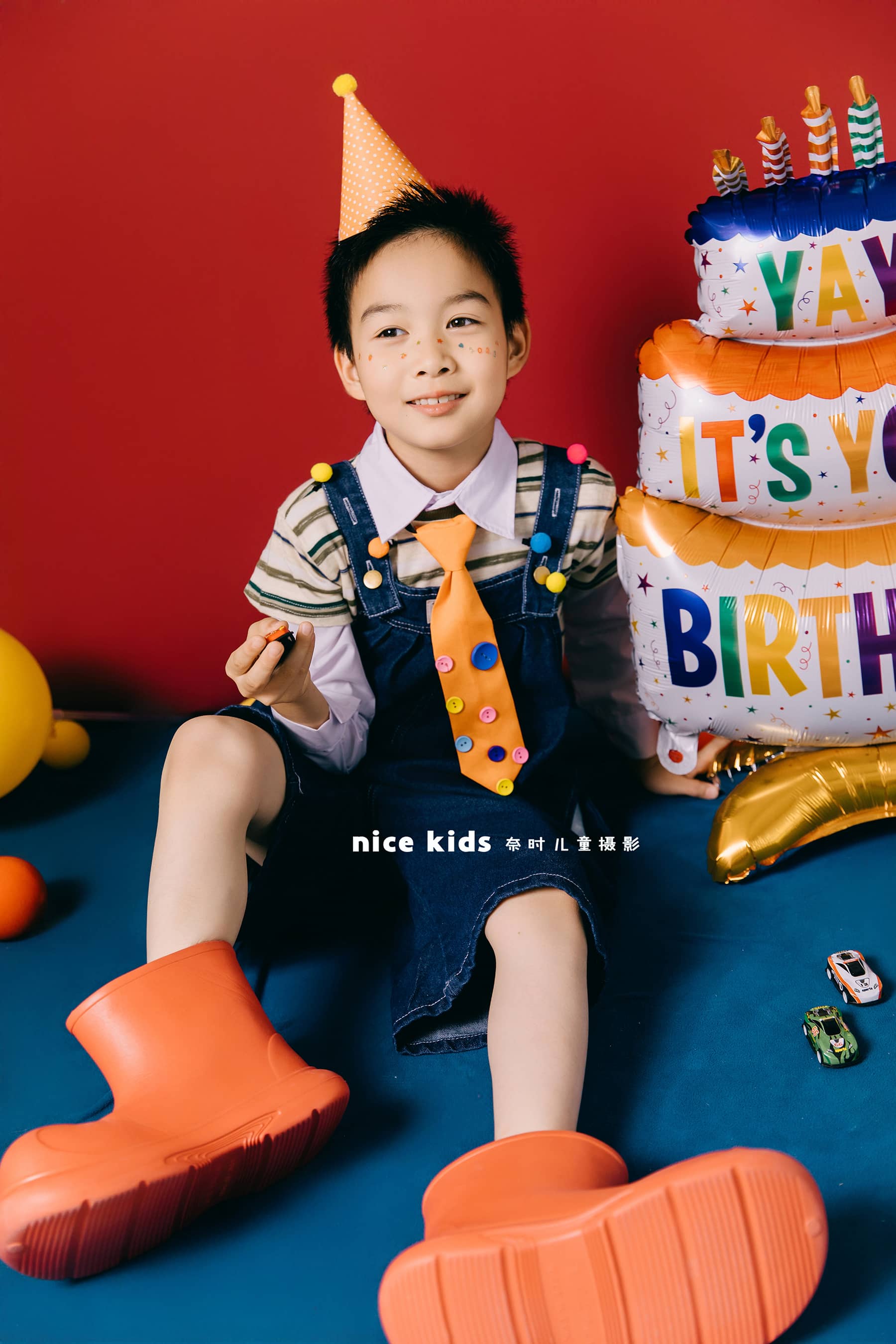 生日撞色系 苏州奈时儿童摄影