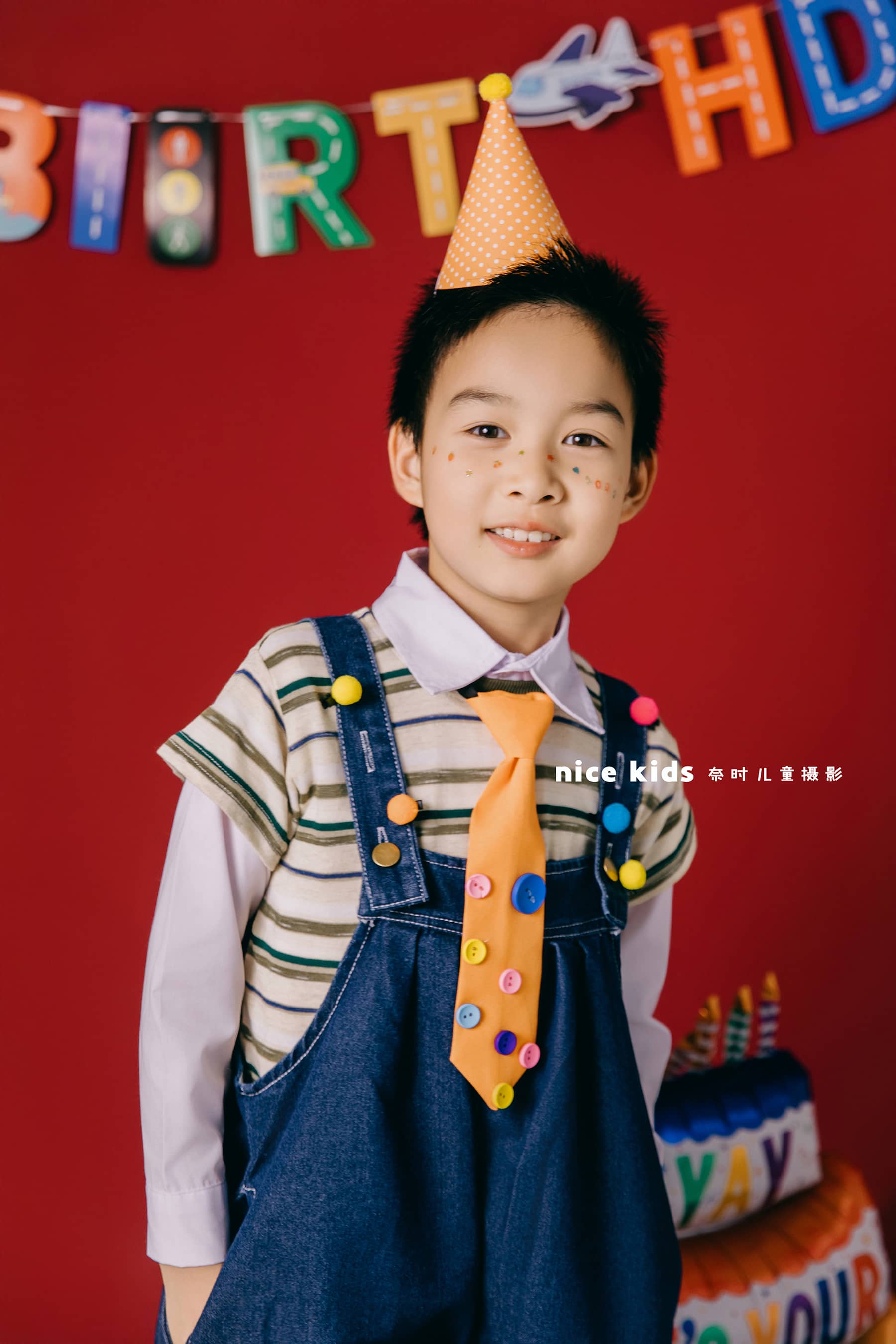 生日撞色系 苏州奈时儿童摄影