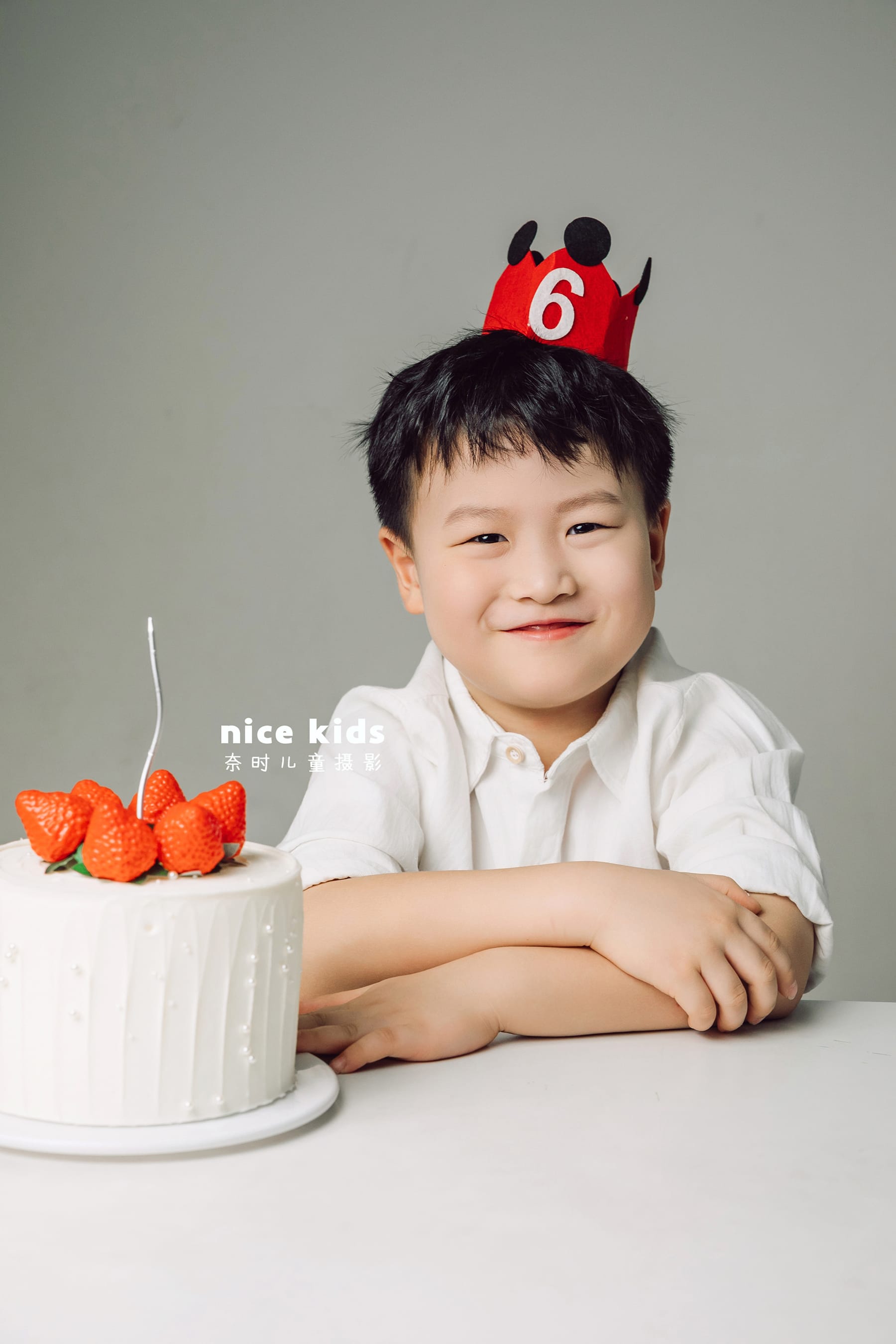 生日红帽子 苏州奈时儿童摄影