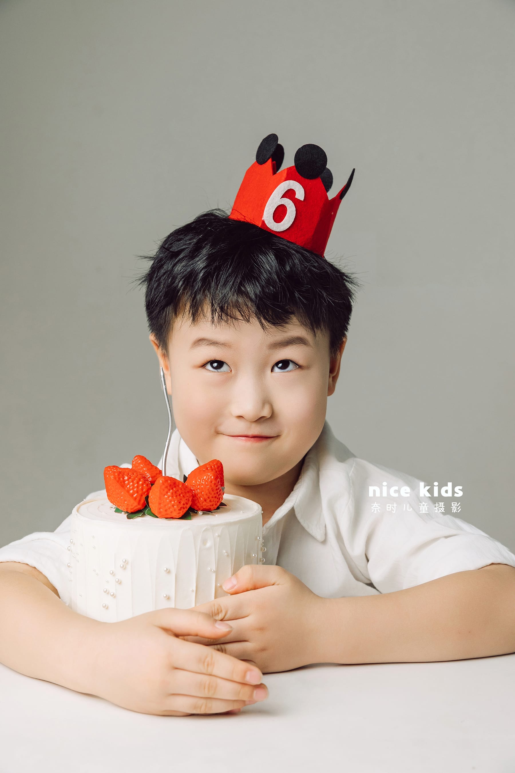 生日红帽子 苏州奈时儿童摄影