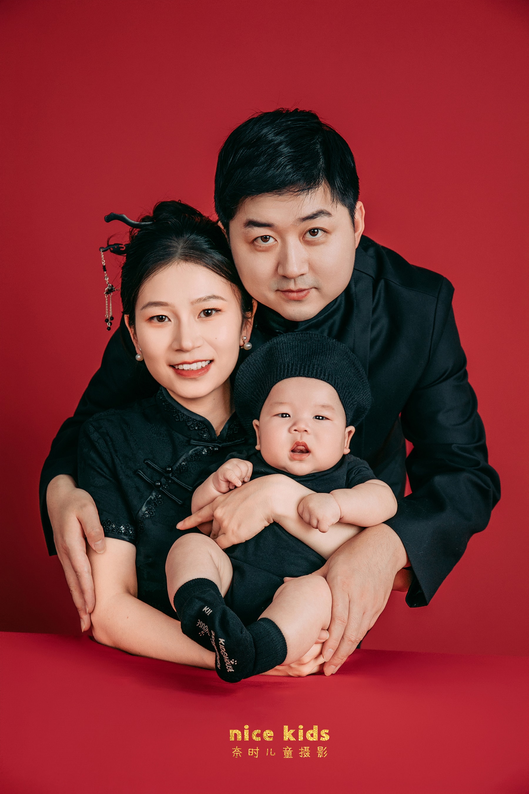 中式全家福 苏州奈时儿童摄影