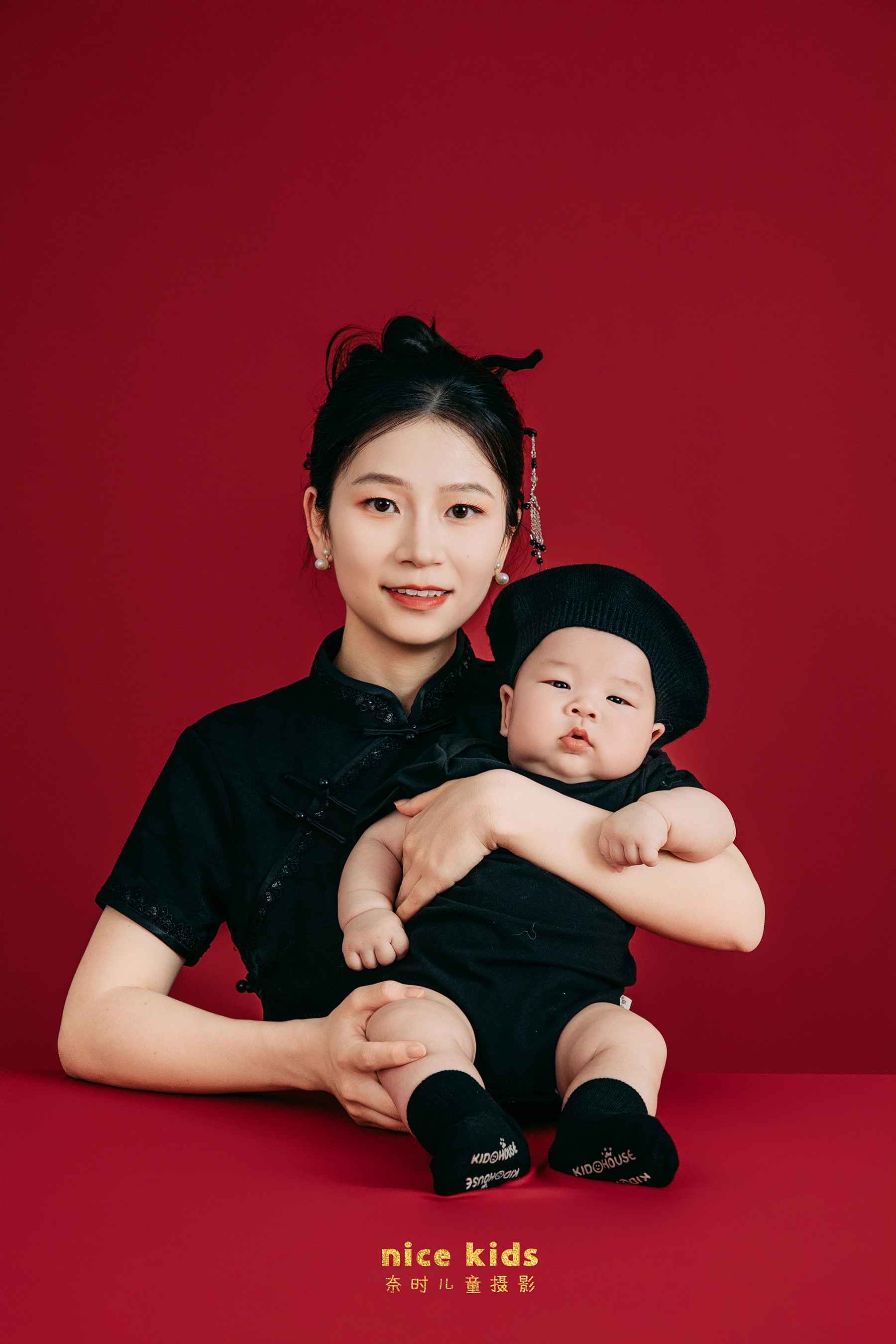中式全家福 苏州奈时儿童摄影