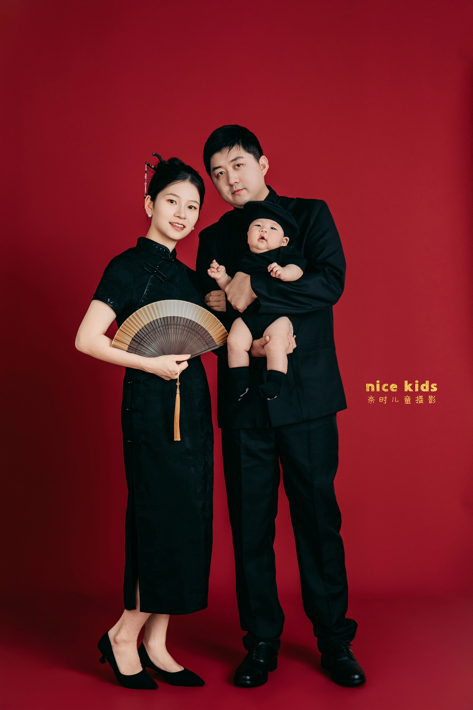 中式全家福 苏州奈时儿童摄影