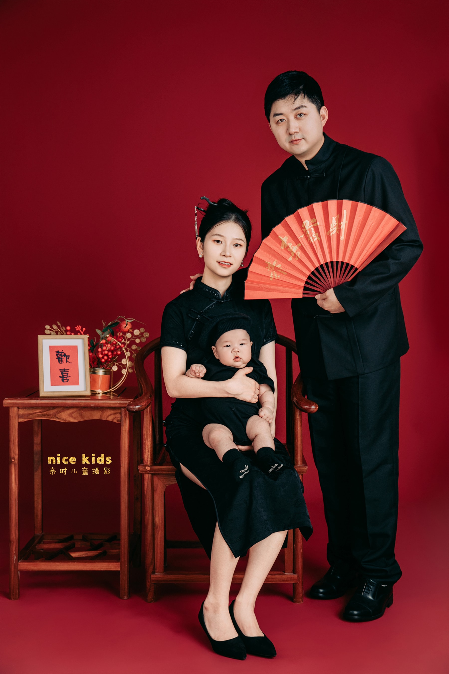 中式全家福 苏州奈时儿童摄影