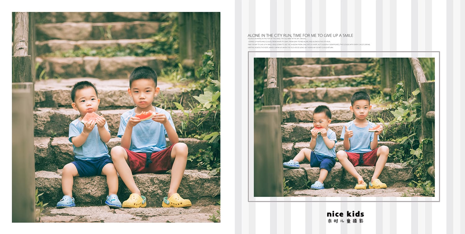 苏州NICEKIDS奈时儿童摄影 二宝合影