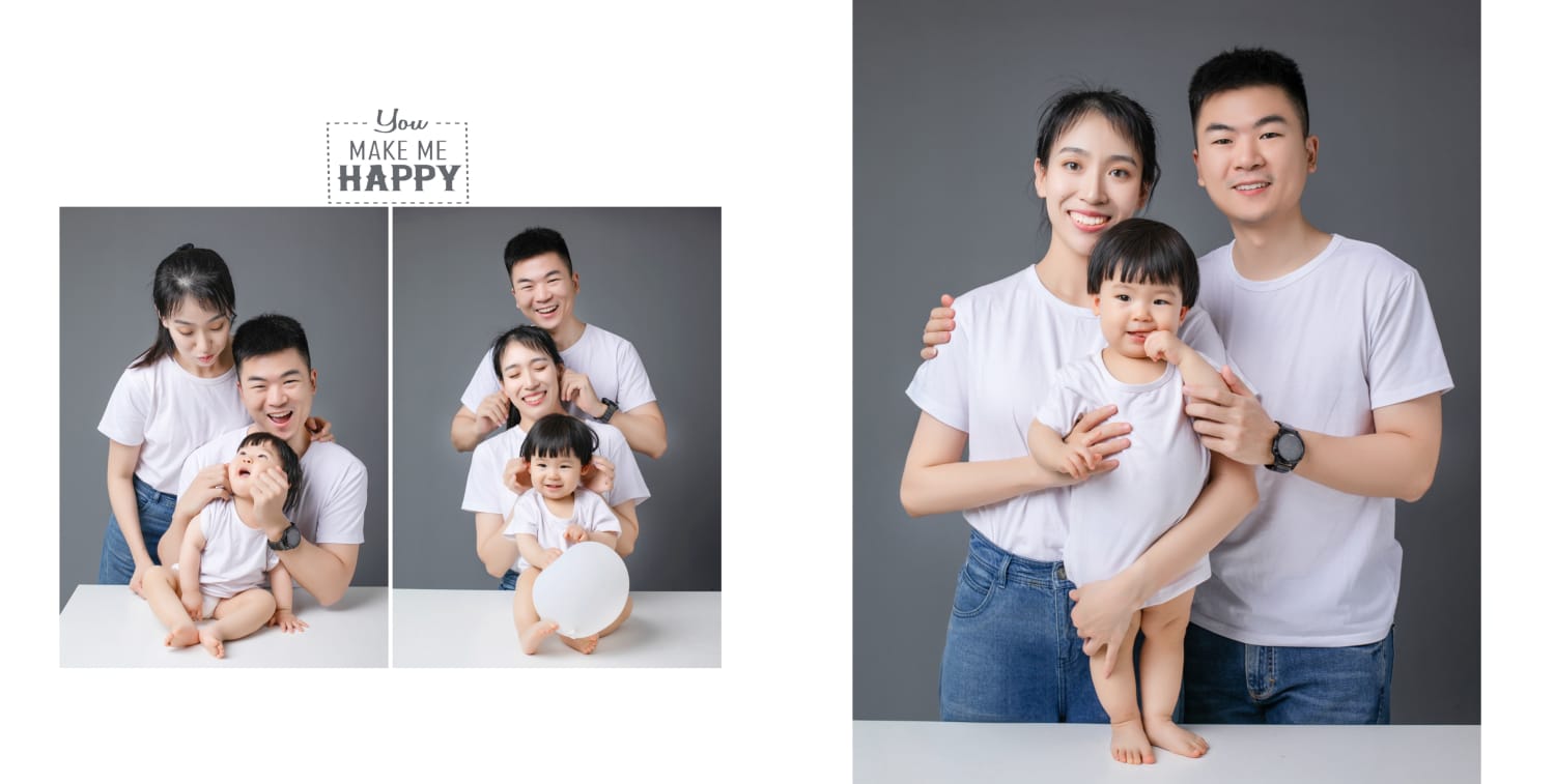 苏州NICEKIDS奈时儿童摄影 亲子全家福