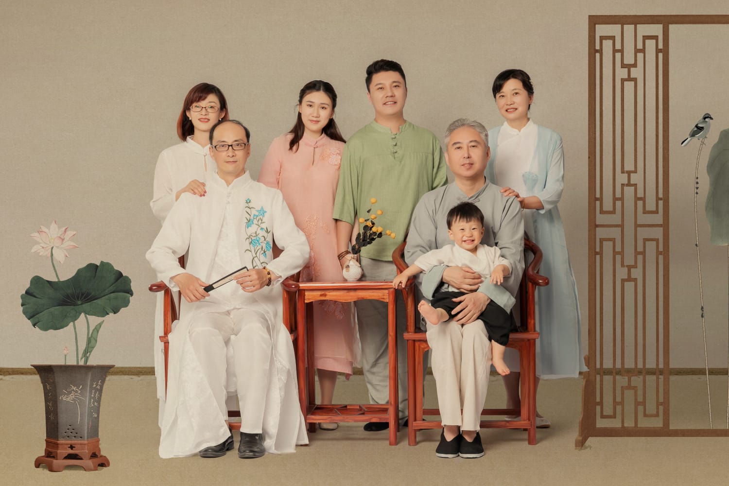 苏州NICEKIDS奈时儿童摄影 亲子全家福