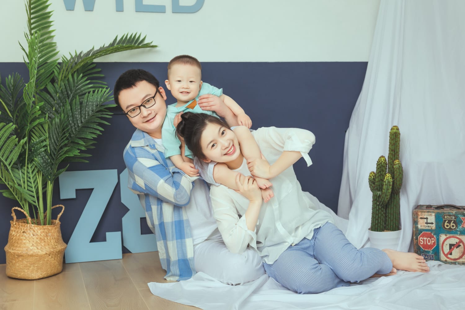 苏州NICEKIDS奈时儿童摄影 亲子全家福