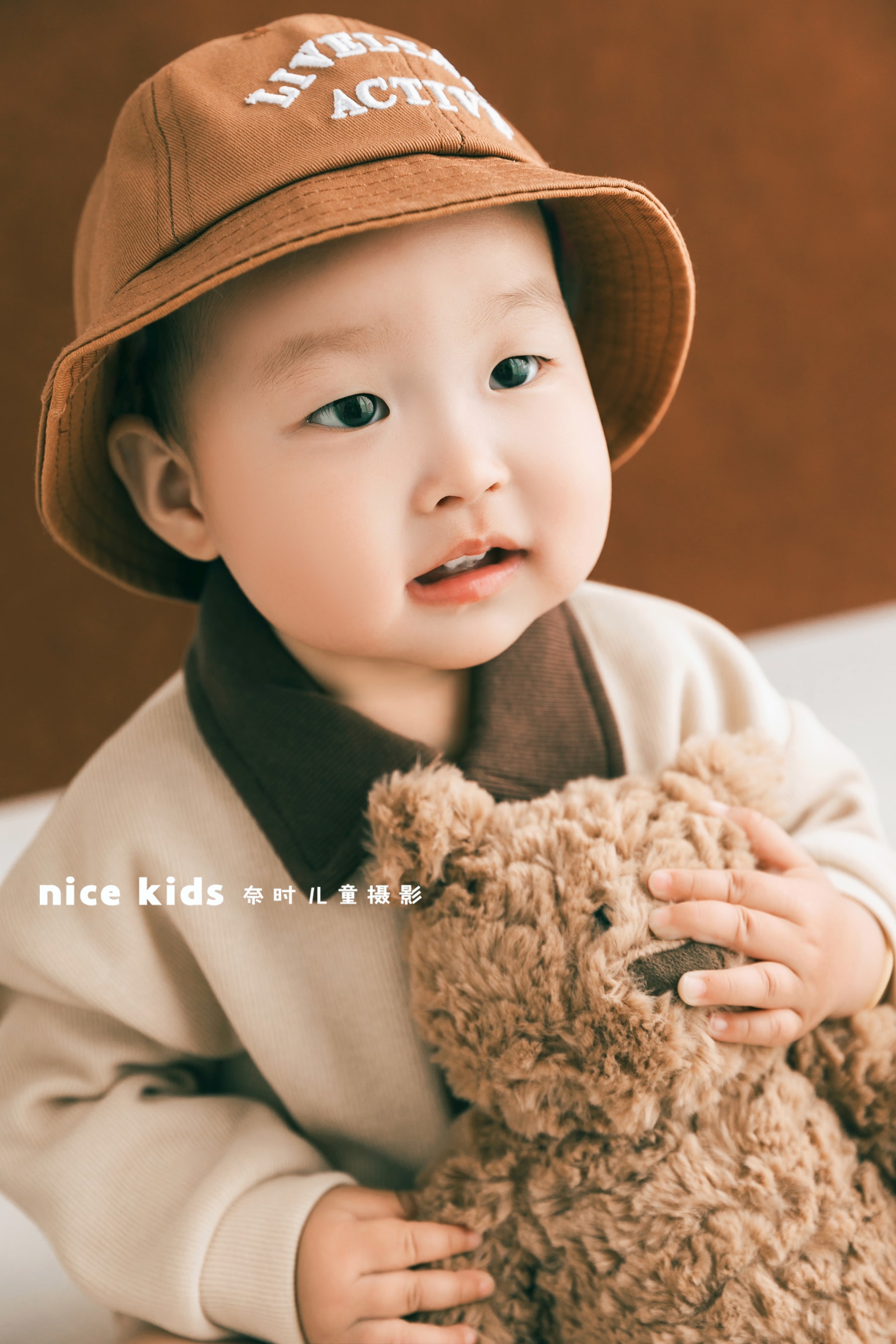可爱小熊 苏州NICEKIDS奈时儿童摄影周岁照