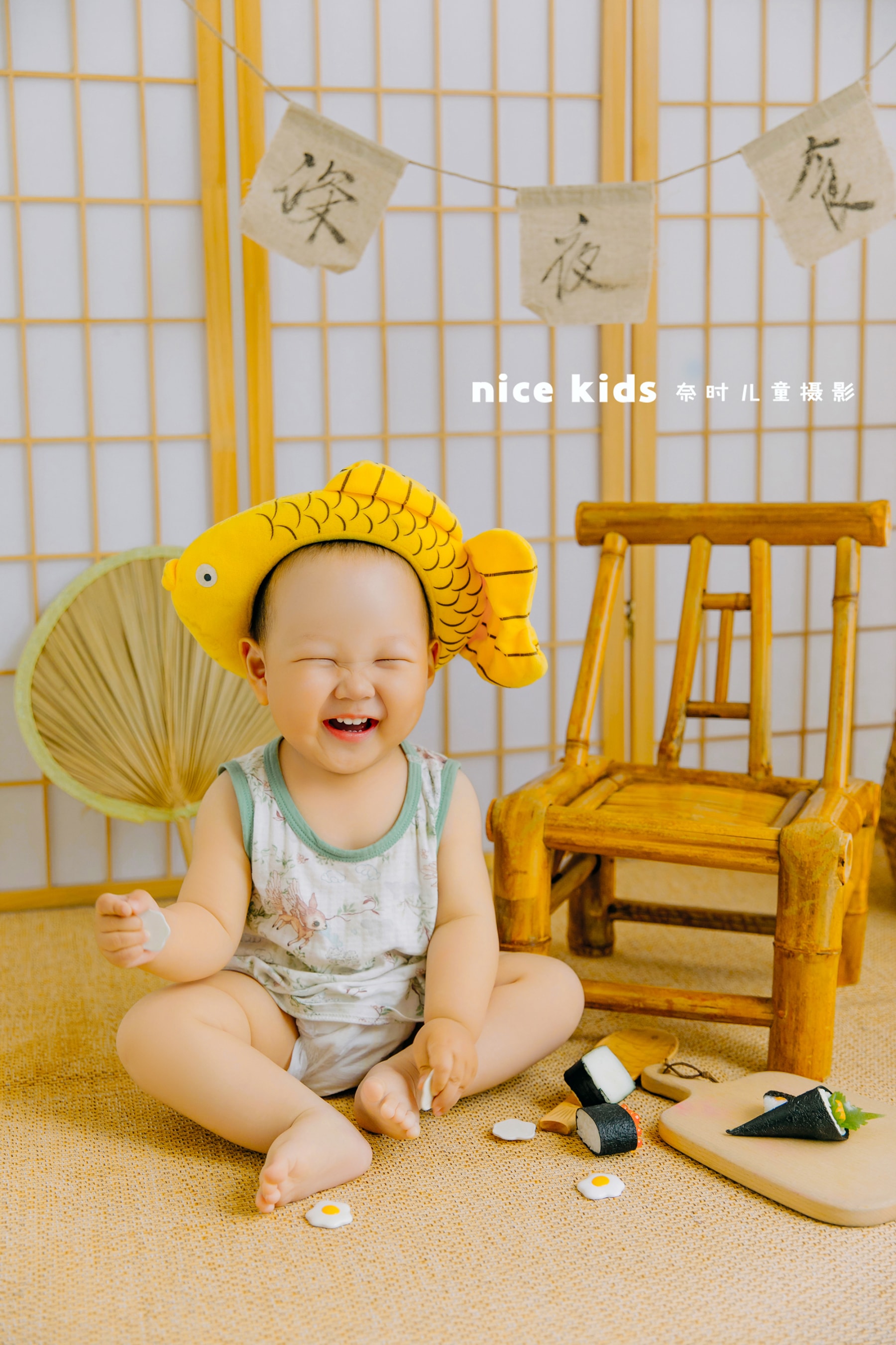 夏日-西瓜 苏州NICEKIDS奈时儿童摄影周岁照