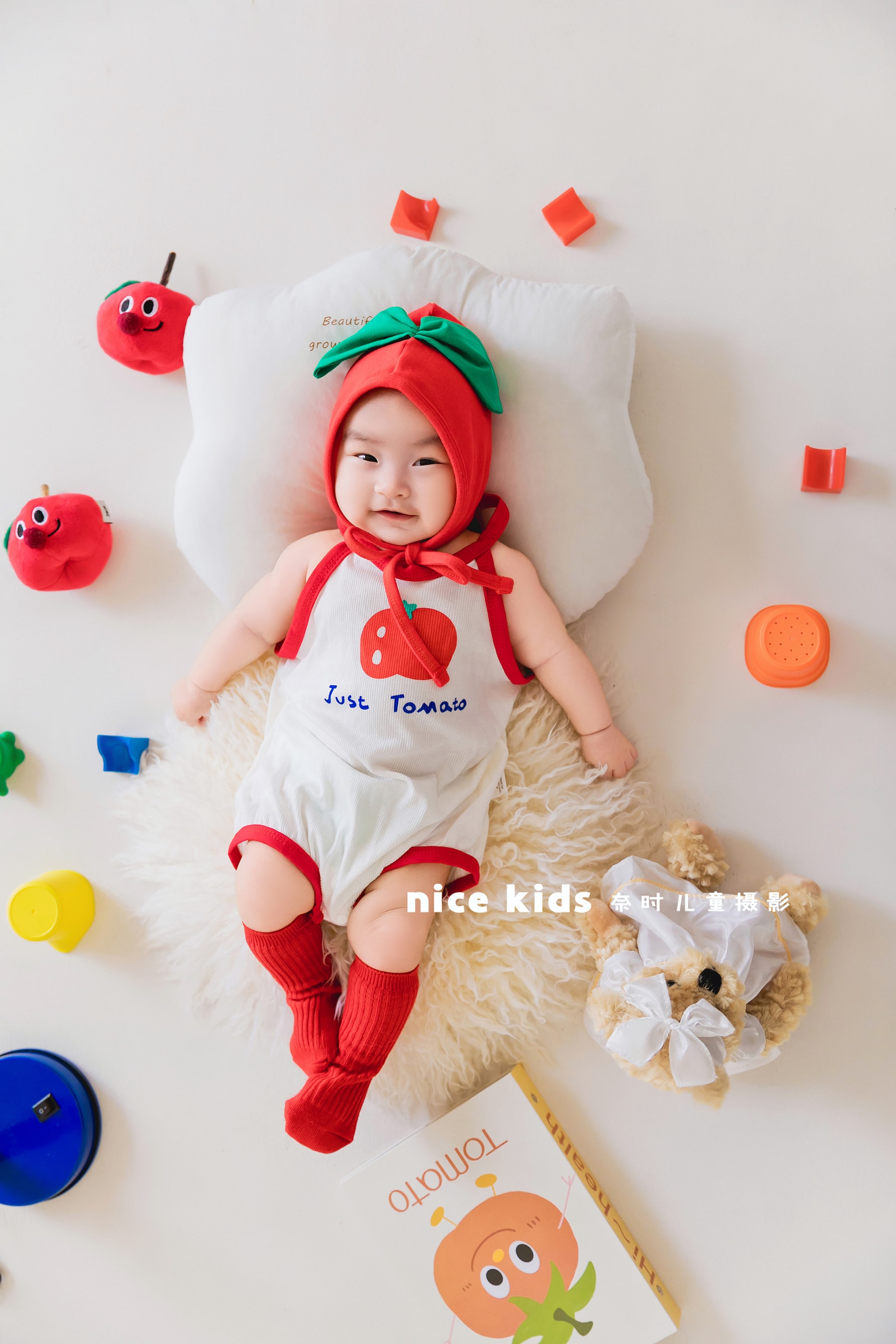 百天照-小苹果主题 苏州NICEKIDS奈时儿童摄影百天照