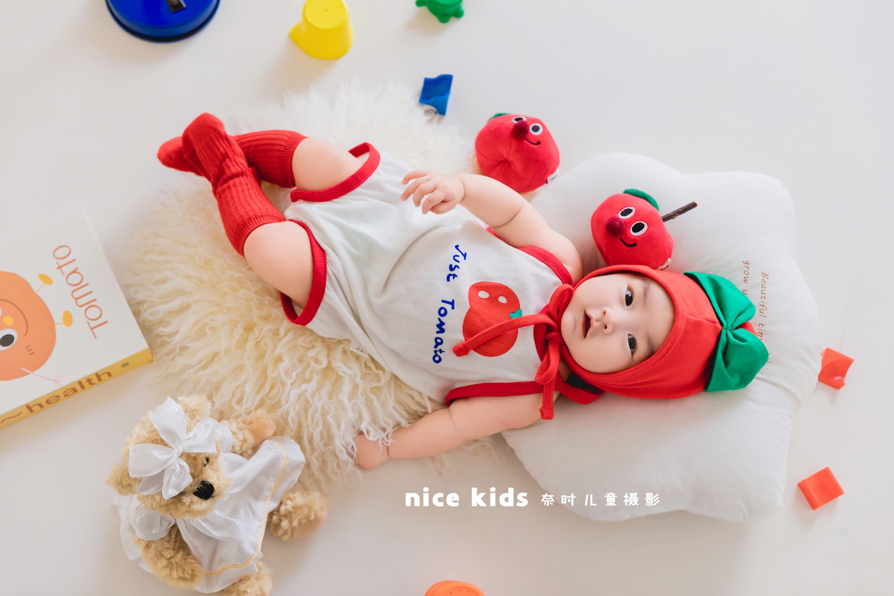 百天照-小苹果主题 苏州NICEKIDS奈时儿童摄影百天照