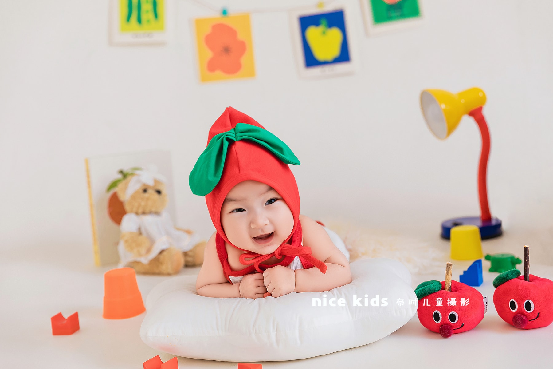 百天照-小苹果主题 苏州NICEKIDS奈时儿童摄影百天照