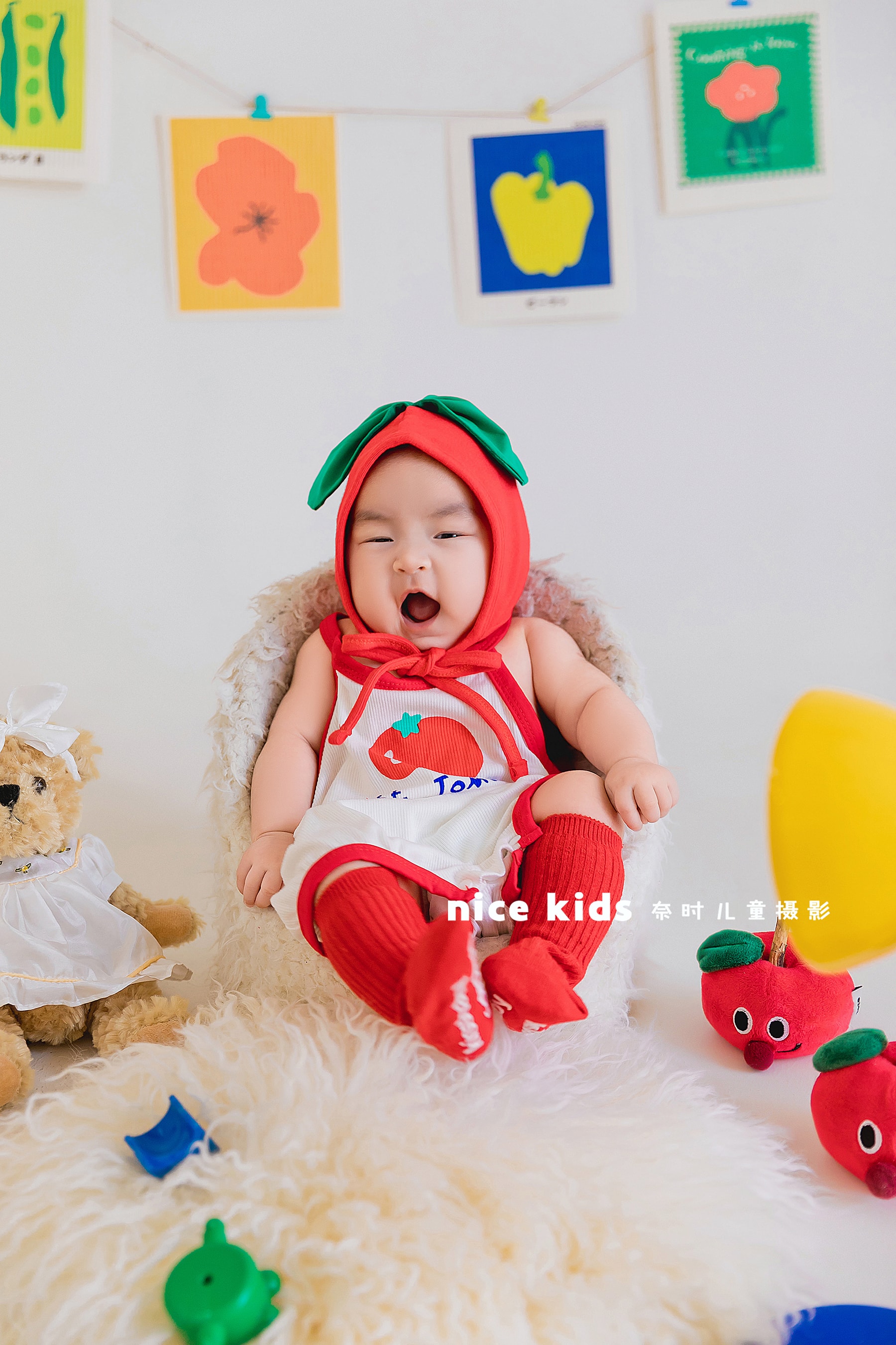 百天照-小苹果主题 苏州NICEKIDS奈时儿童摄影百天照