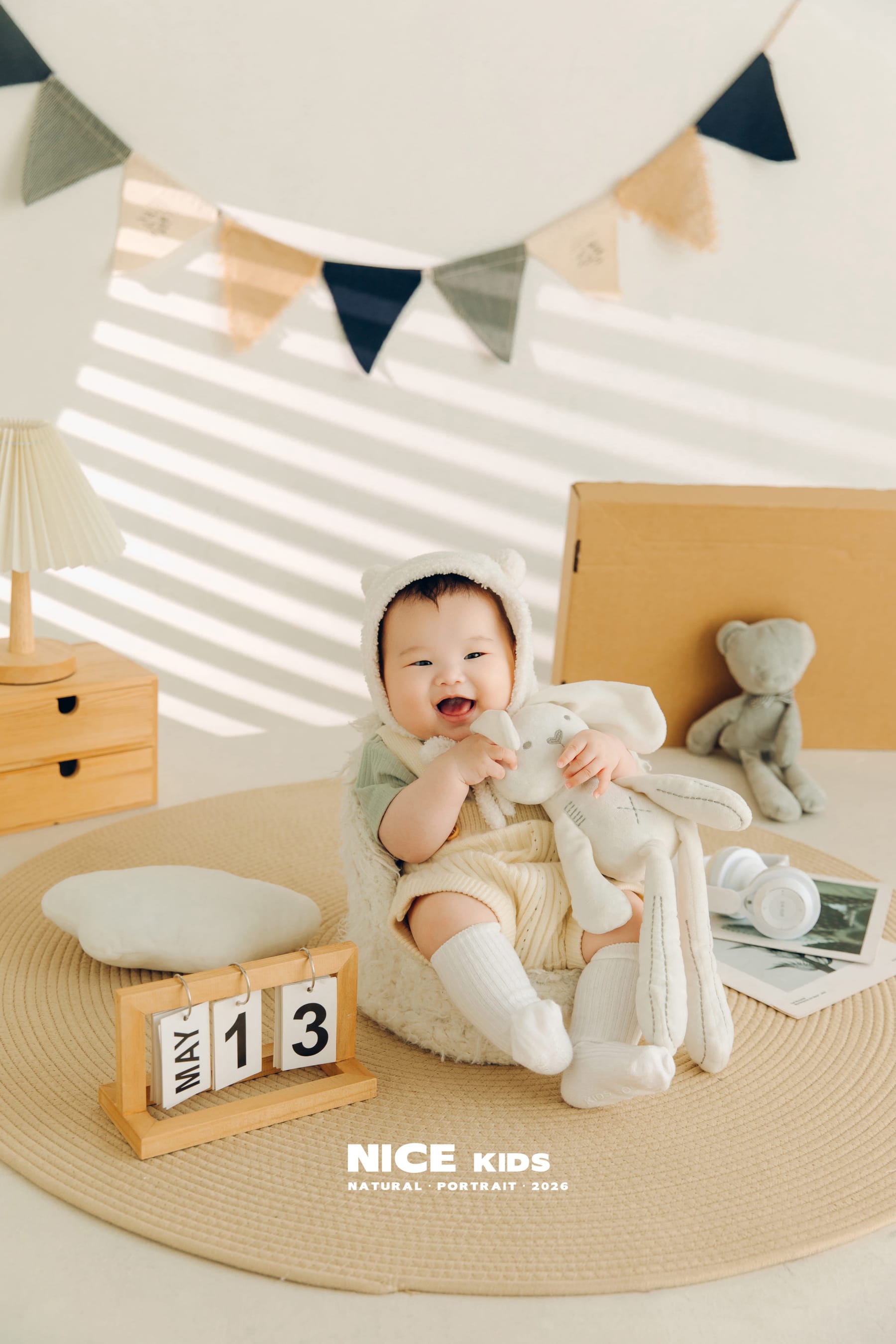 家居奶油风 苏州NICEKIDS奈时儿童摄影百天照